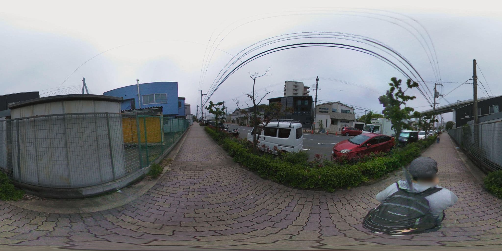 Street view near Universal front villa Sanrriott North No.1-No.2 (ユニバーサル フロント ヴィラ サンリオット サウスヴィラ), Tsumori — © mura (CC BY-SA · Mapillary)