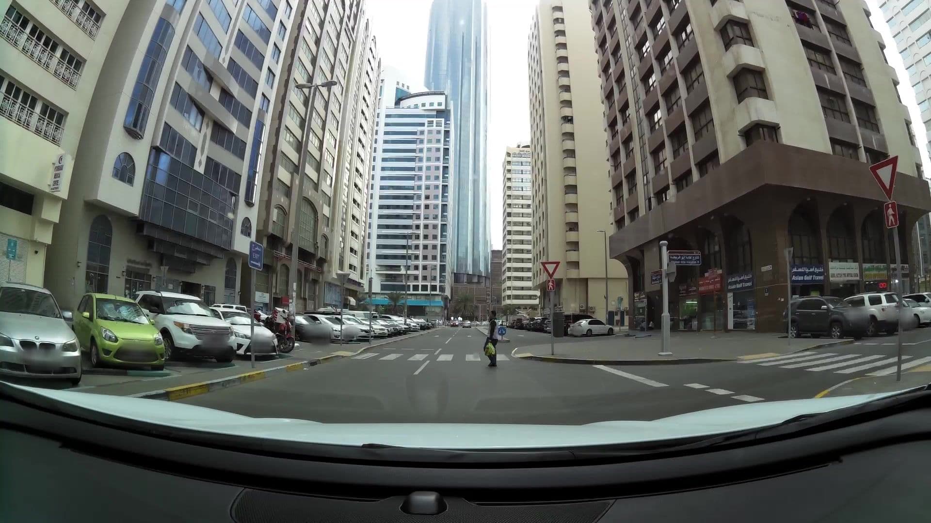 Street view near Royal Regency Hotel Apartments, Abu Dhabi — © kaartcam (CC BY-SA · Mapillary)