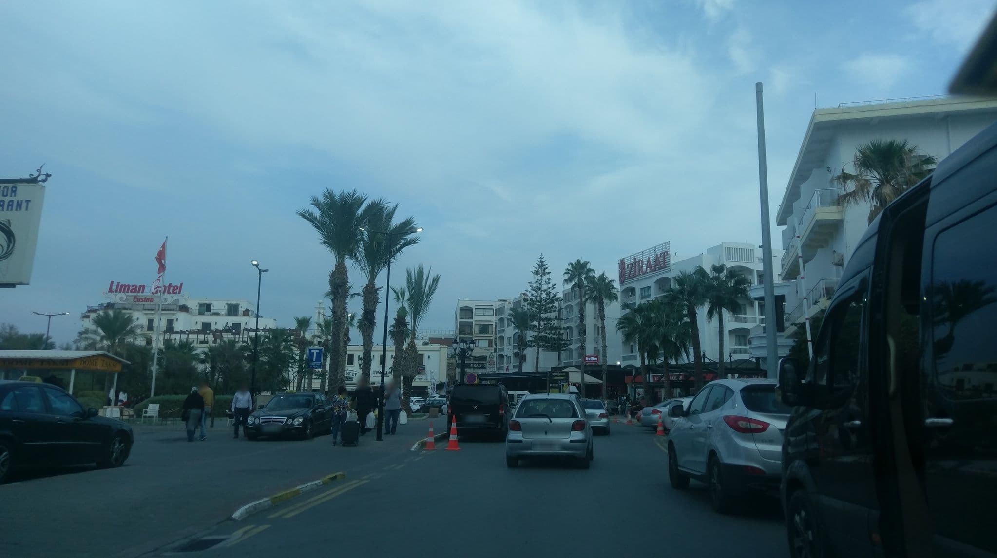Street view near DOME SEAFRONT CENTRAL KYRENIA HOTEL & ANCHOR Restaurant & Casino, Kyrenia — © ozkanilyasaksu (CC BY-SA · Mapillary)