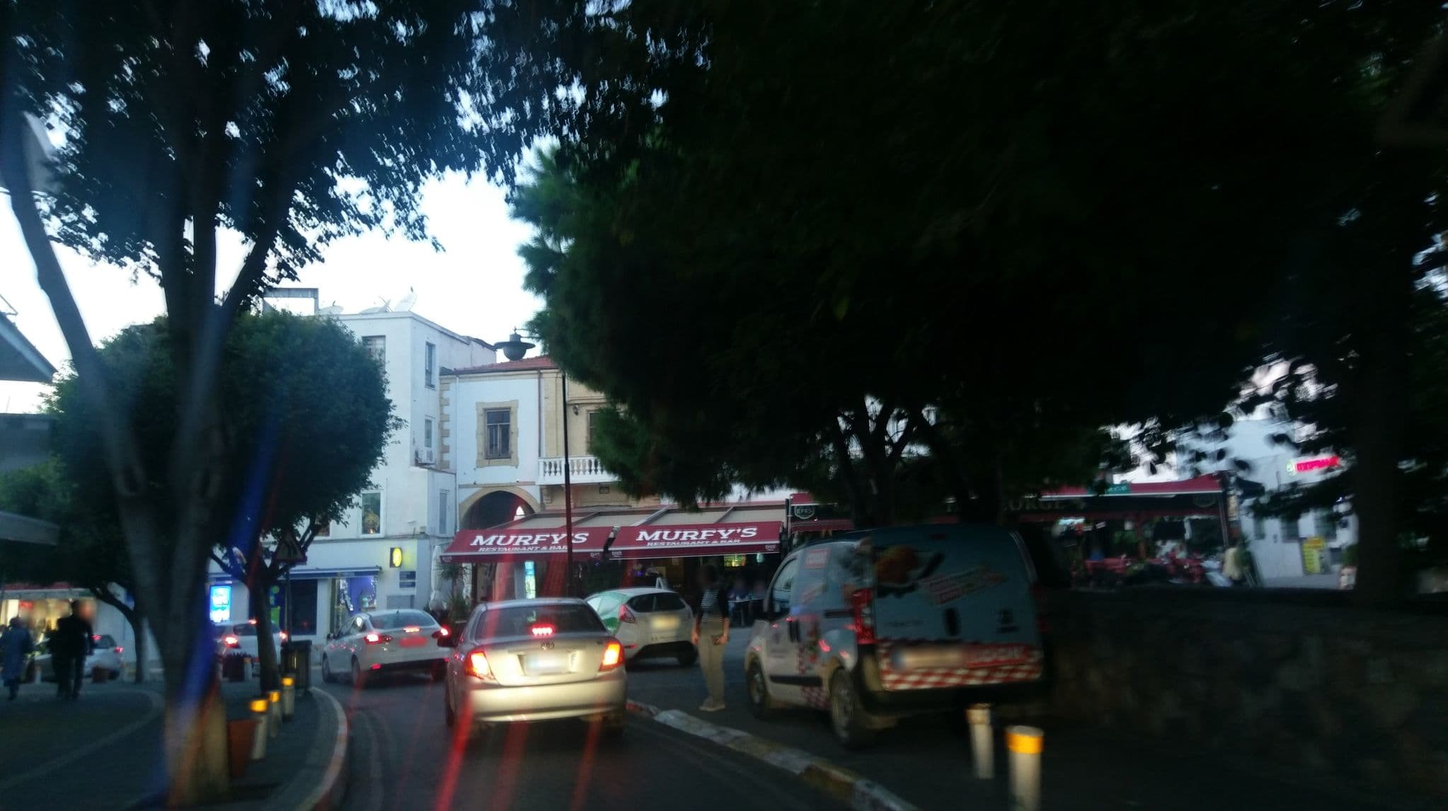 Street view near LES AMBASSADEURS HOTEL & Casino, Kyrenia — © ozkanilyasaksu (CC BY-SA · Mapillary)