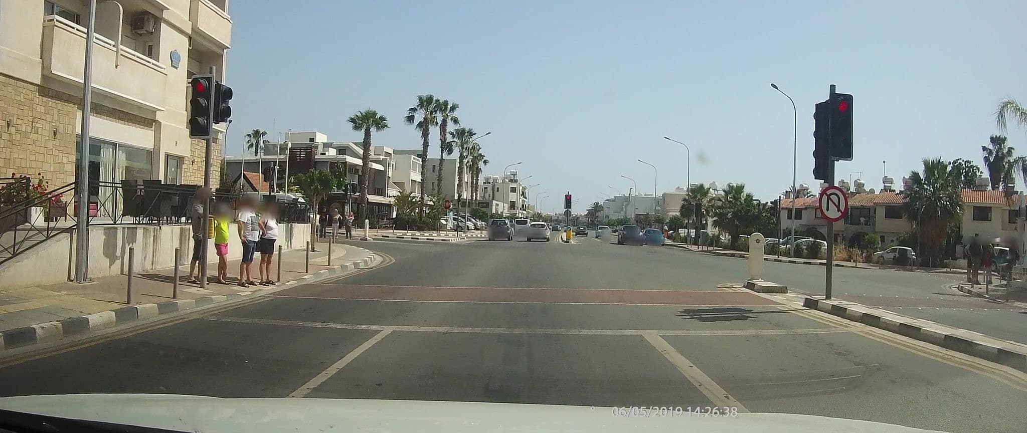 Street view near Kings Hotel, Paphos — © healixx (CC BY-SA · Mapillary)