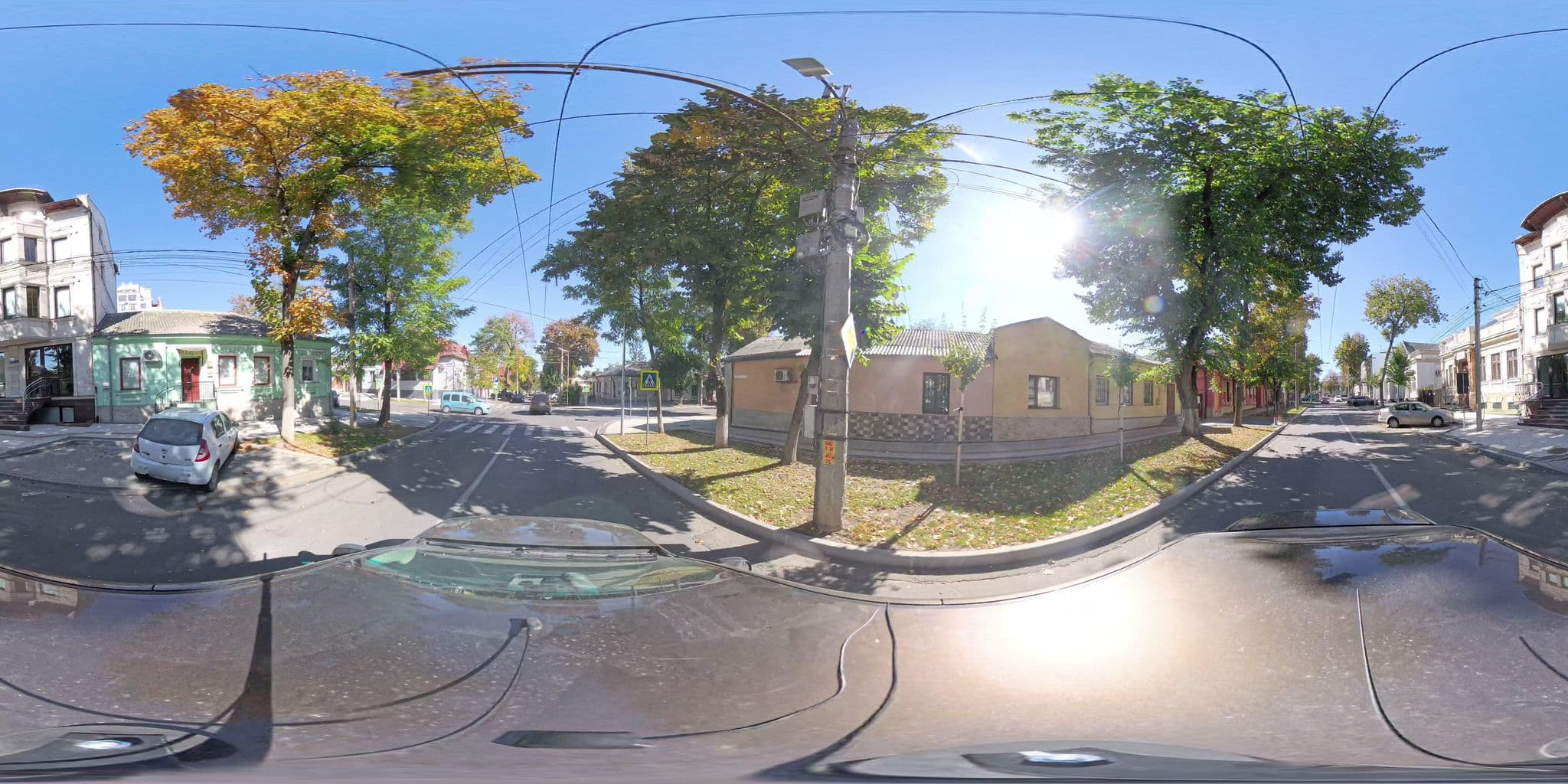 Street view near Bern Hostel, Chisinau — © Sku1255 (CC BY-SA · Mapillary)