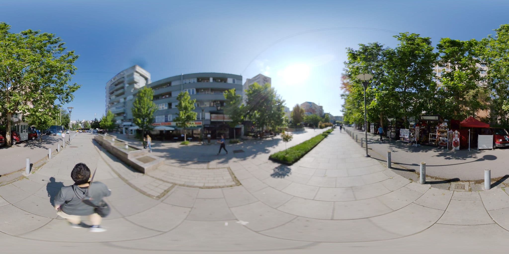 Street view near Center House Hostel, Pristina — © mapconcierge (CC BY-SA · Mapillary)
