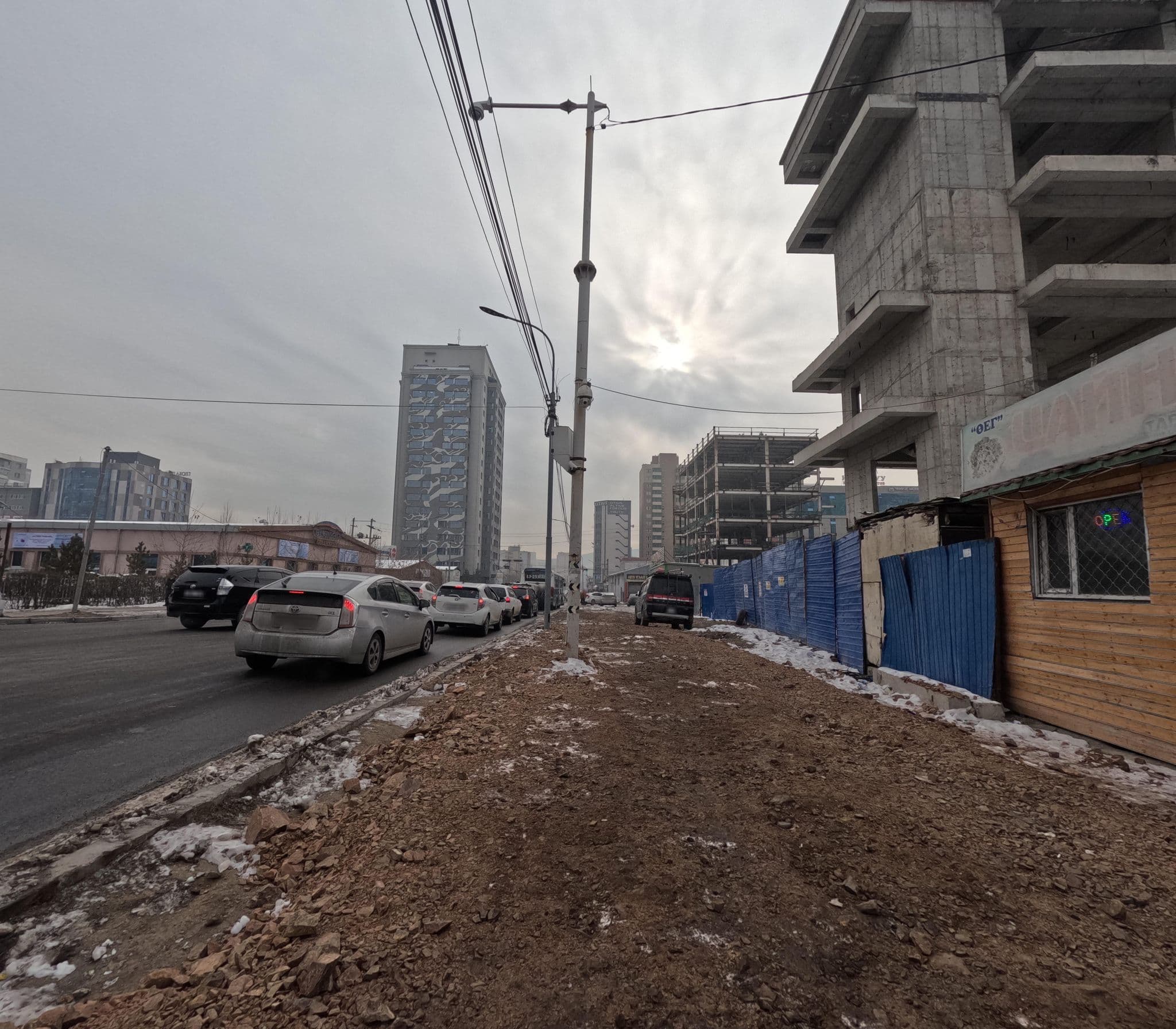 Street view near Singala Hotel Ulaanbaatar, Ulan Bator — © Ochoo (CC BY-SA · Mapillary)