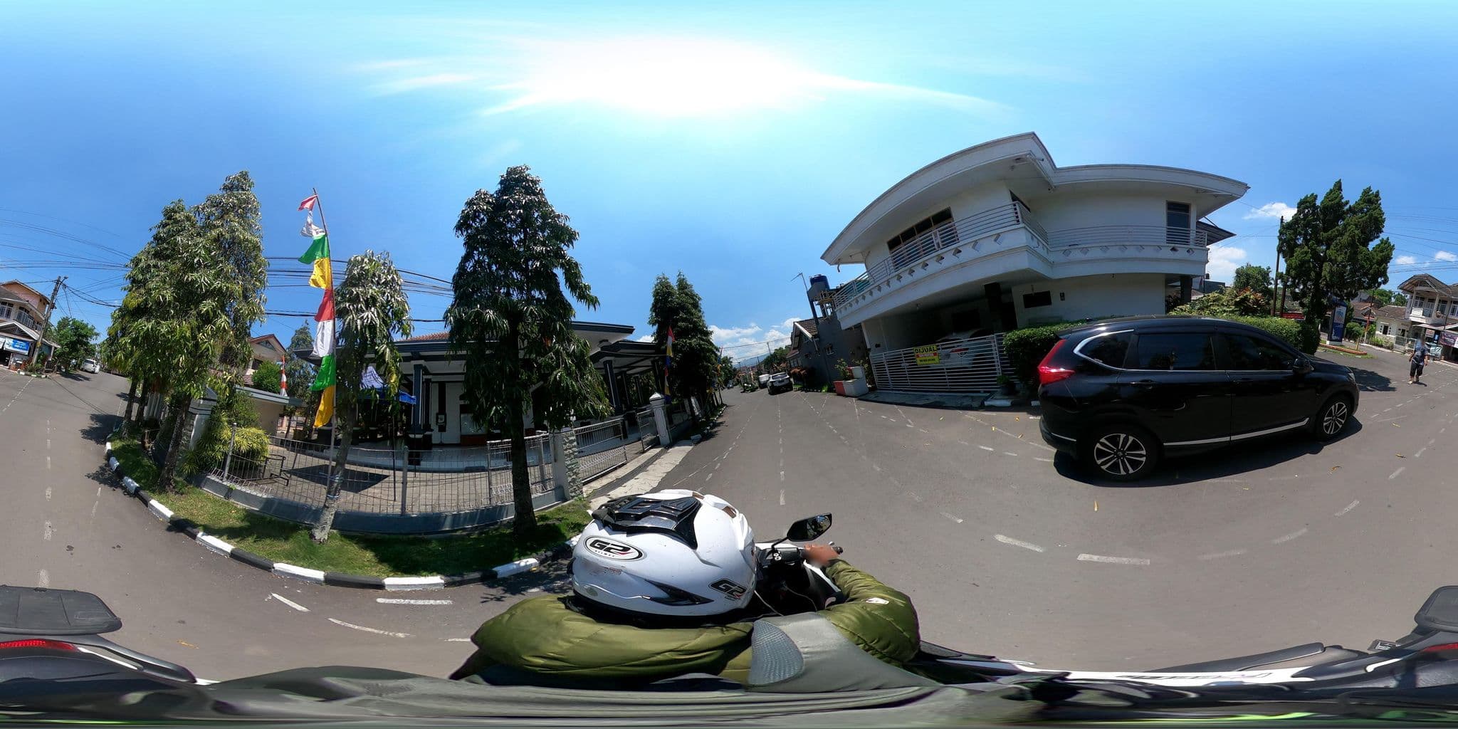 Street view near Basecamp, Bandung