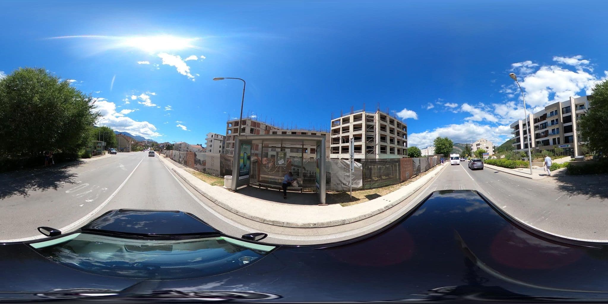 Street view near Tivat Hotel & Residences (u izgradnji), Tivat — © borovac (CC BY-SA · Mapillary)