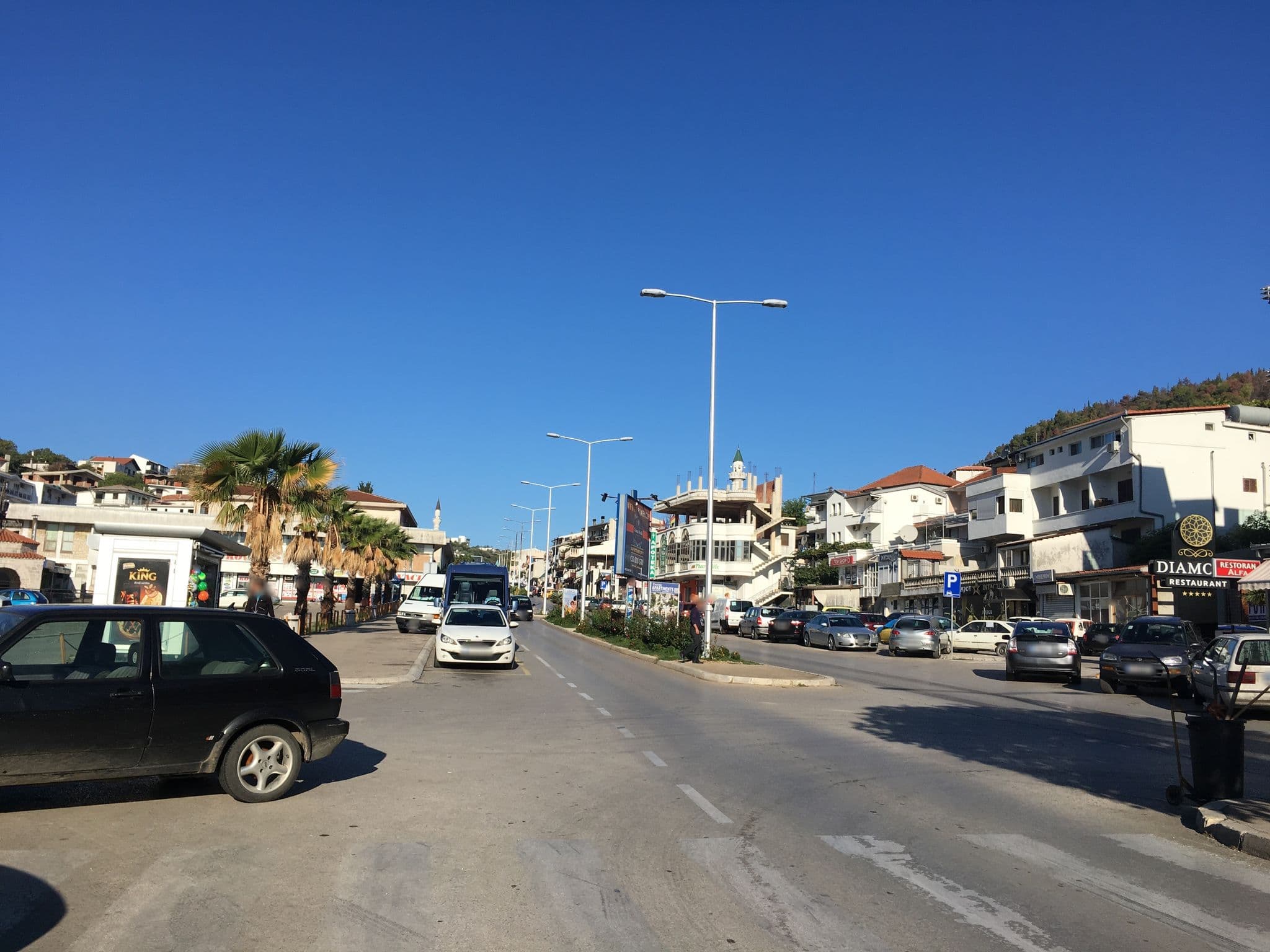 Street view near Diamond Hotel & Restaurant, Ulcinj — © rrustem_haradinaj (CC BY-SA · Mapillary)