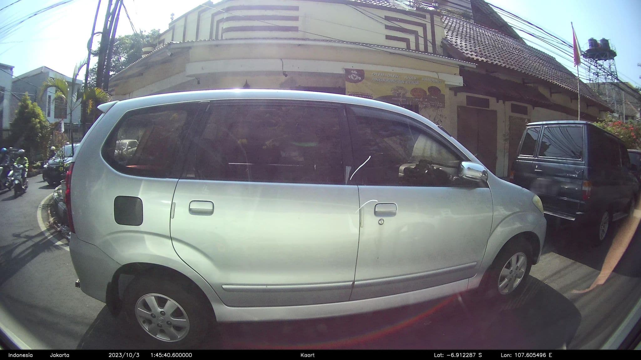 Street view near Venice Guest House, Bandung