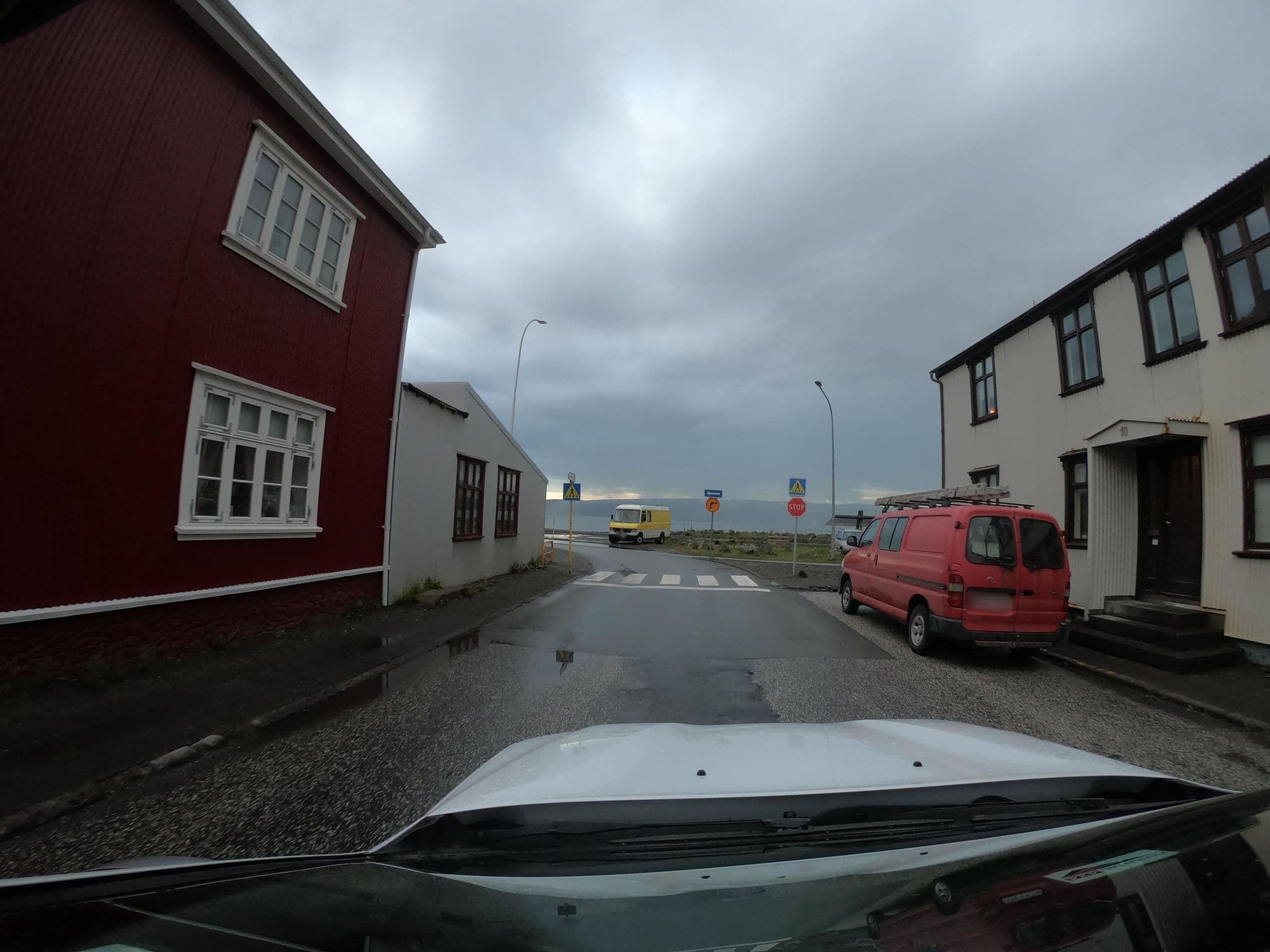 Street view near Budget Apartment with Ocean View, Ísafjörður — © canadarunner (CC BY-SA · Mapillary)