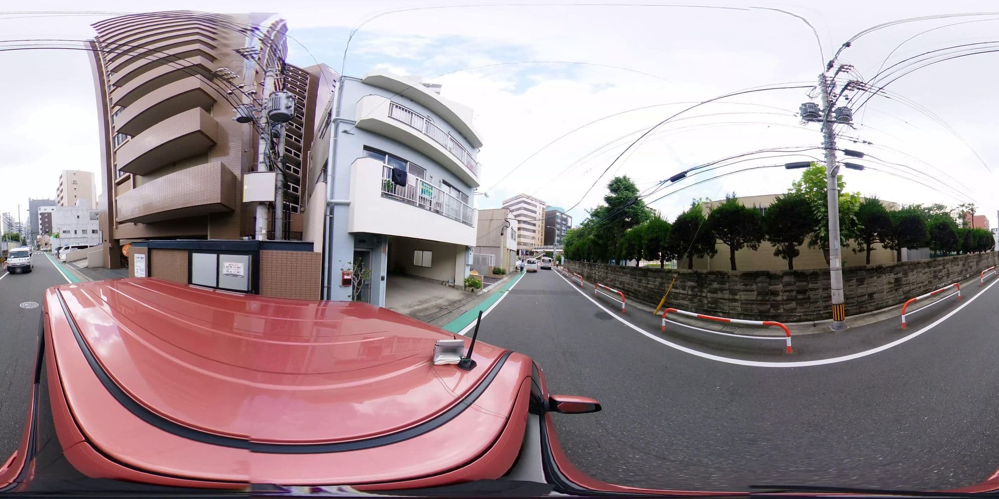 Street view near グランドベース博多ステーション（無人ホテル）／ Grand Base Hakata Station (Unmanned Hotel), Fukuoka — © potaro67v (CC BY-SA · Mapillary)