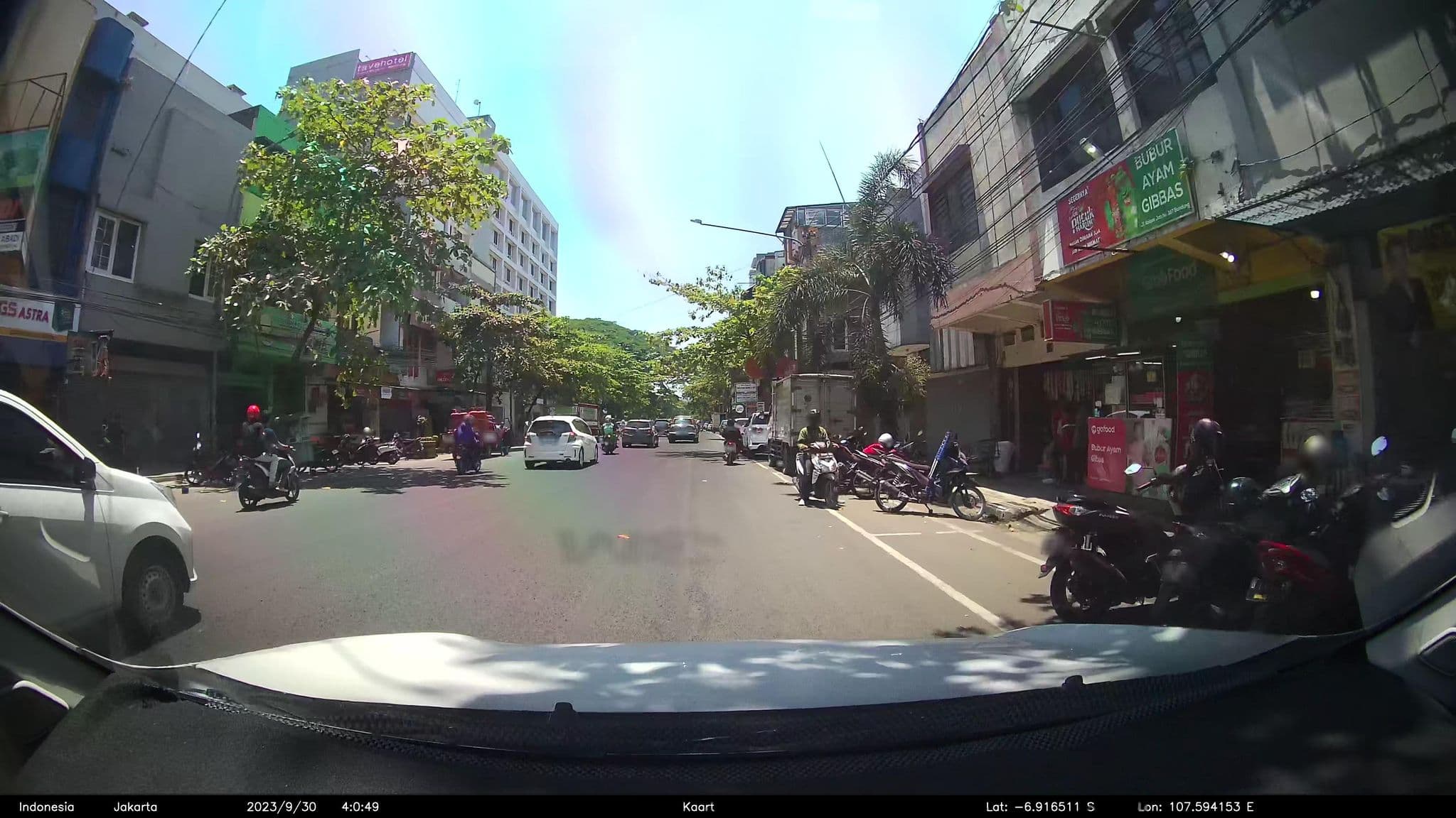 Street view near Fave Hotel, Bandung