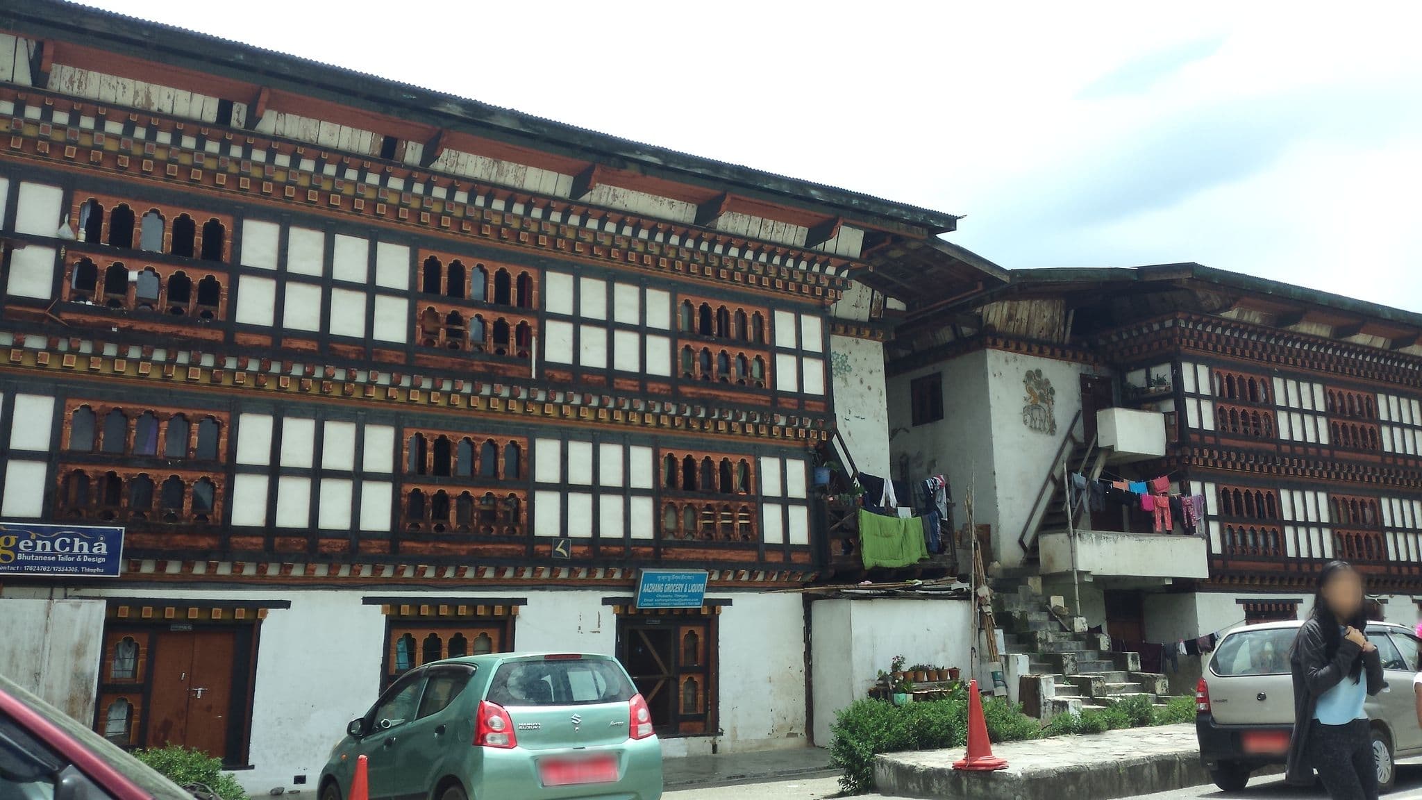 Street view near Hotel HTC (Hotel Thimphu Central), Thimphu — © nirabpudasaini (CC BY-SA · Mapillary)