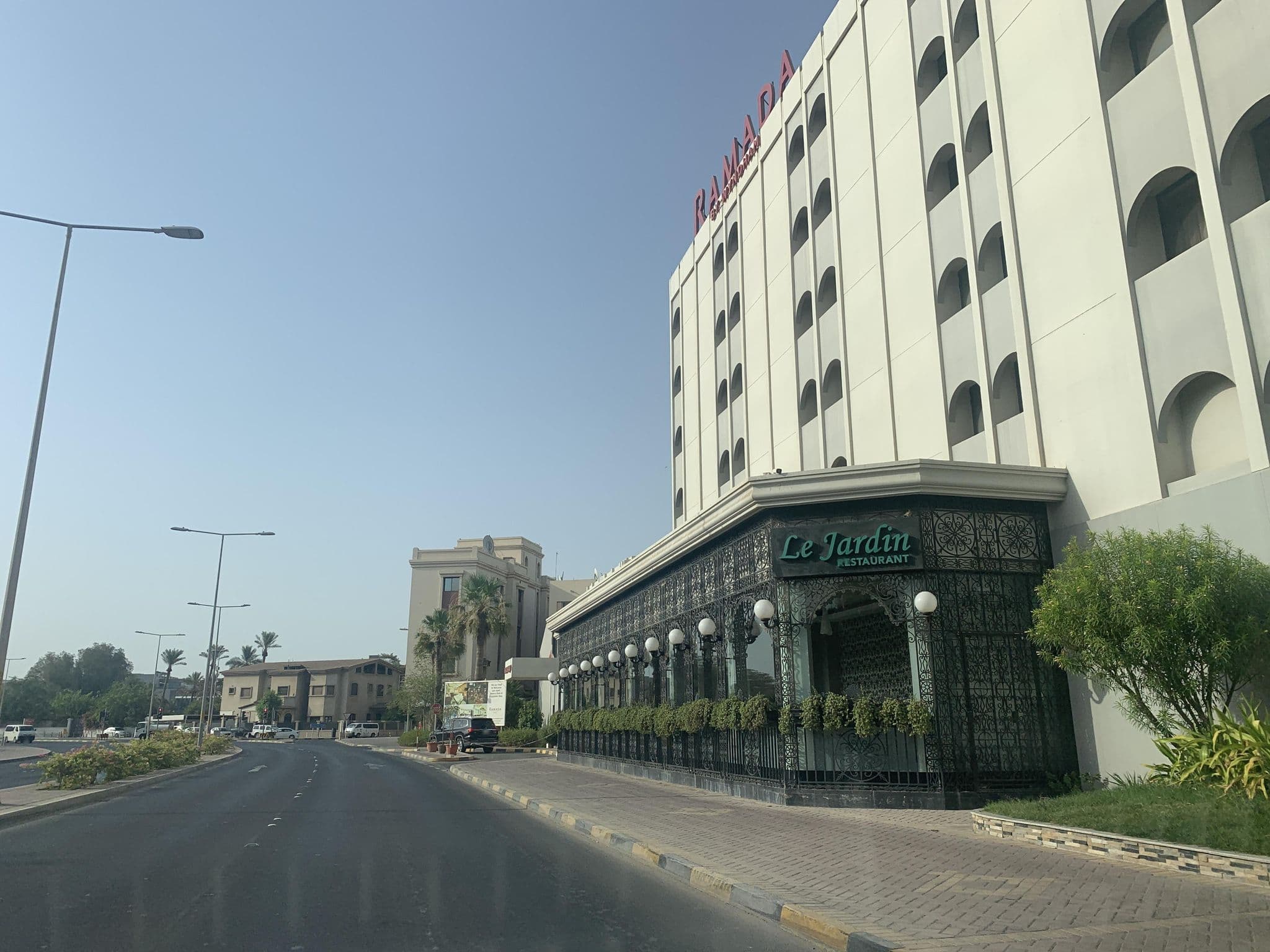 Street view near Ramada by Wyndham Bahrain (Adliya), Manama — © sherif1234 (CC BY-SA · Mapillary)