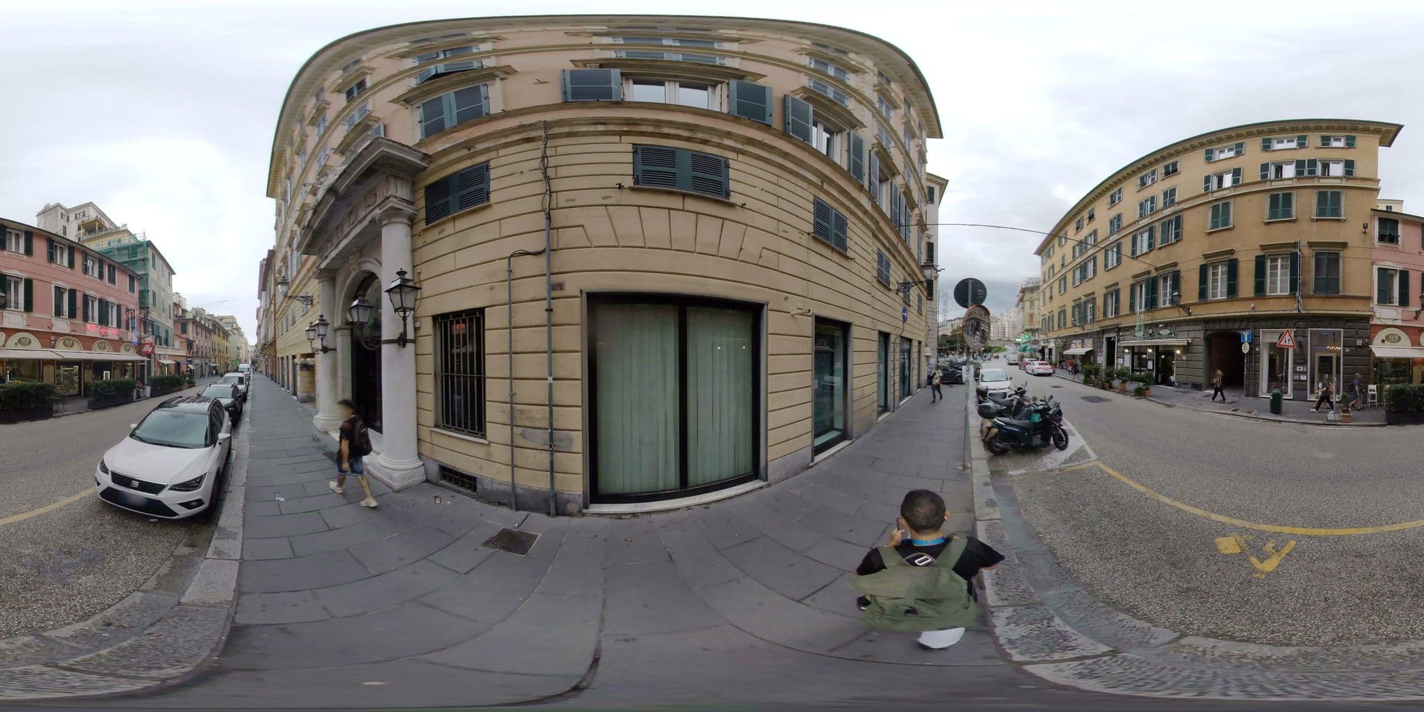 Street view near Ostello Bello Genova - Hostel and Bar, Genoa — © mapconcierge (CC BY-SA · Mapillary)