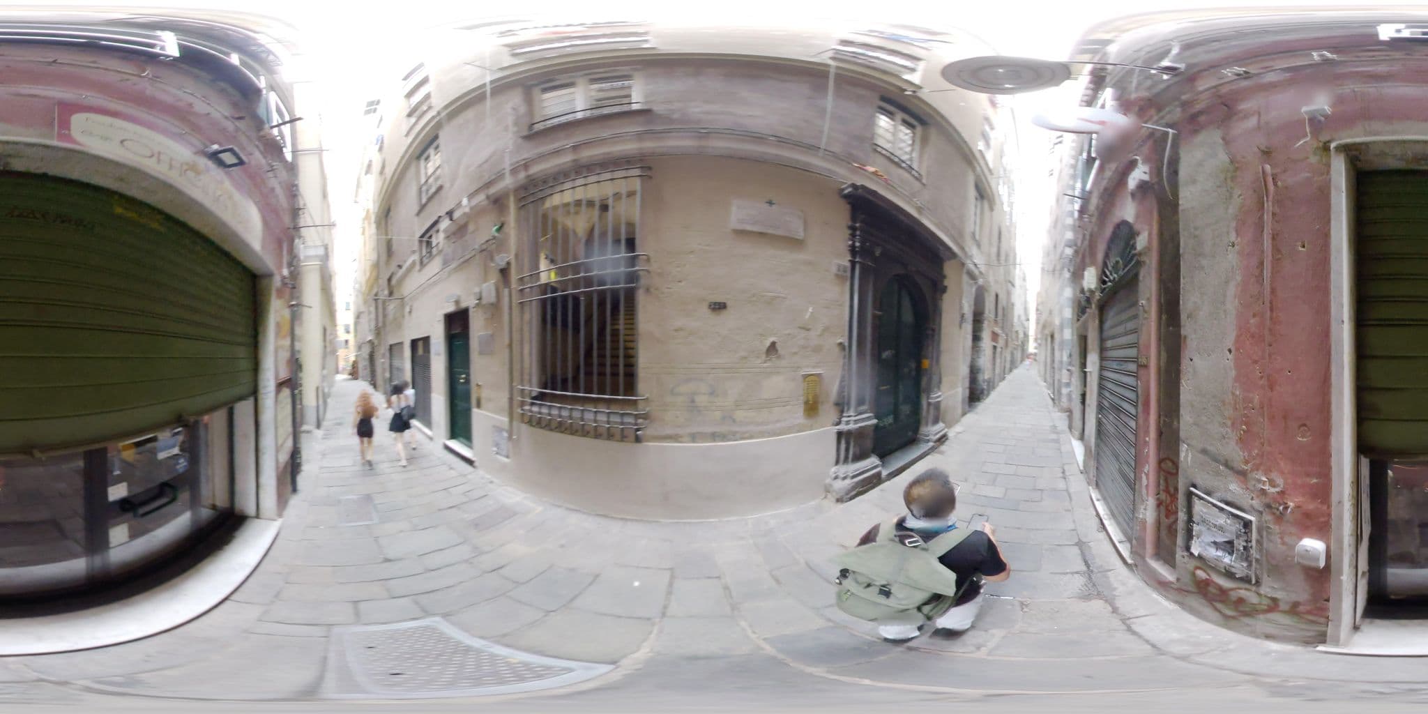 Street view near Dimora Al Porto Antico, Genoa — © mapconcierge (CC BY-SA · Mapillary)