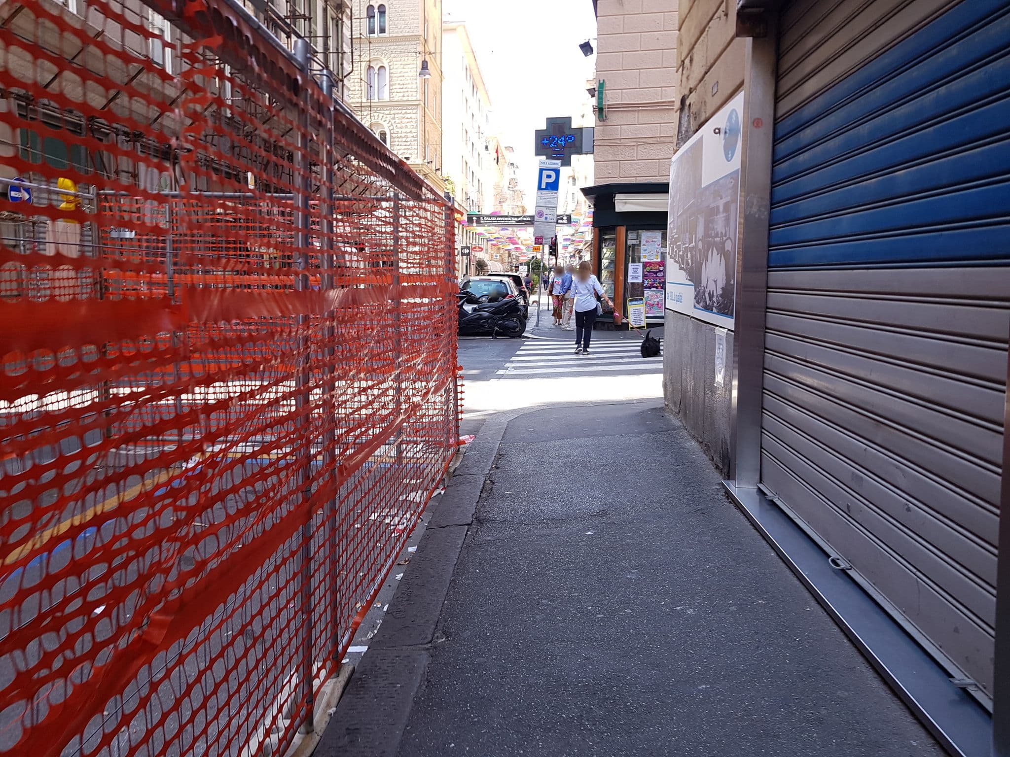 Street view near Tilo Hotel, Genoa — © ale_zena_it (CC BY-SA · Mapillary)