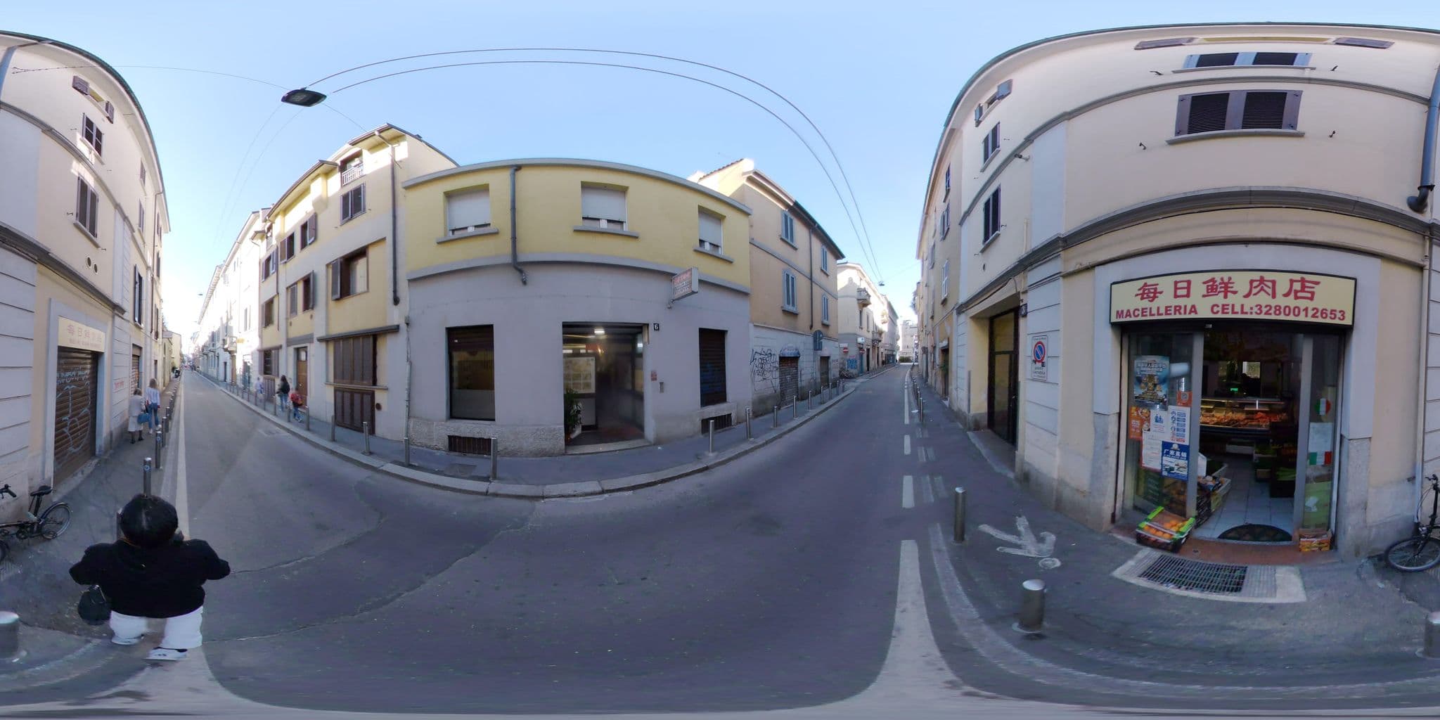 Street view near Mama House Milano, Chinatown — © mapconcierge (CC BY-SA · Mapillary)