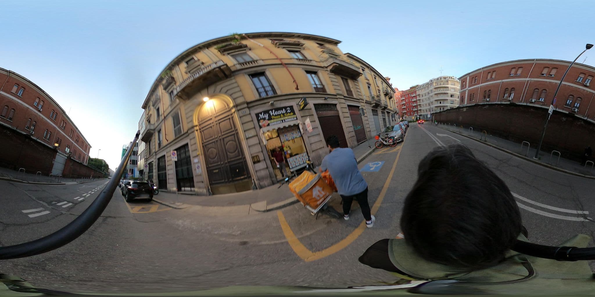 Street view near Exclusive Modern Apartment for Short Rental, Milan — © mapconcierge (CC BY-SA · Mapillary)