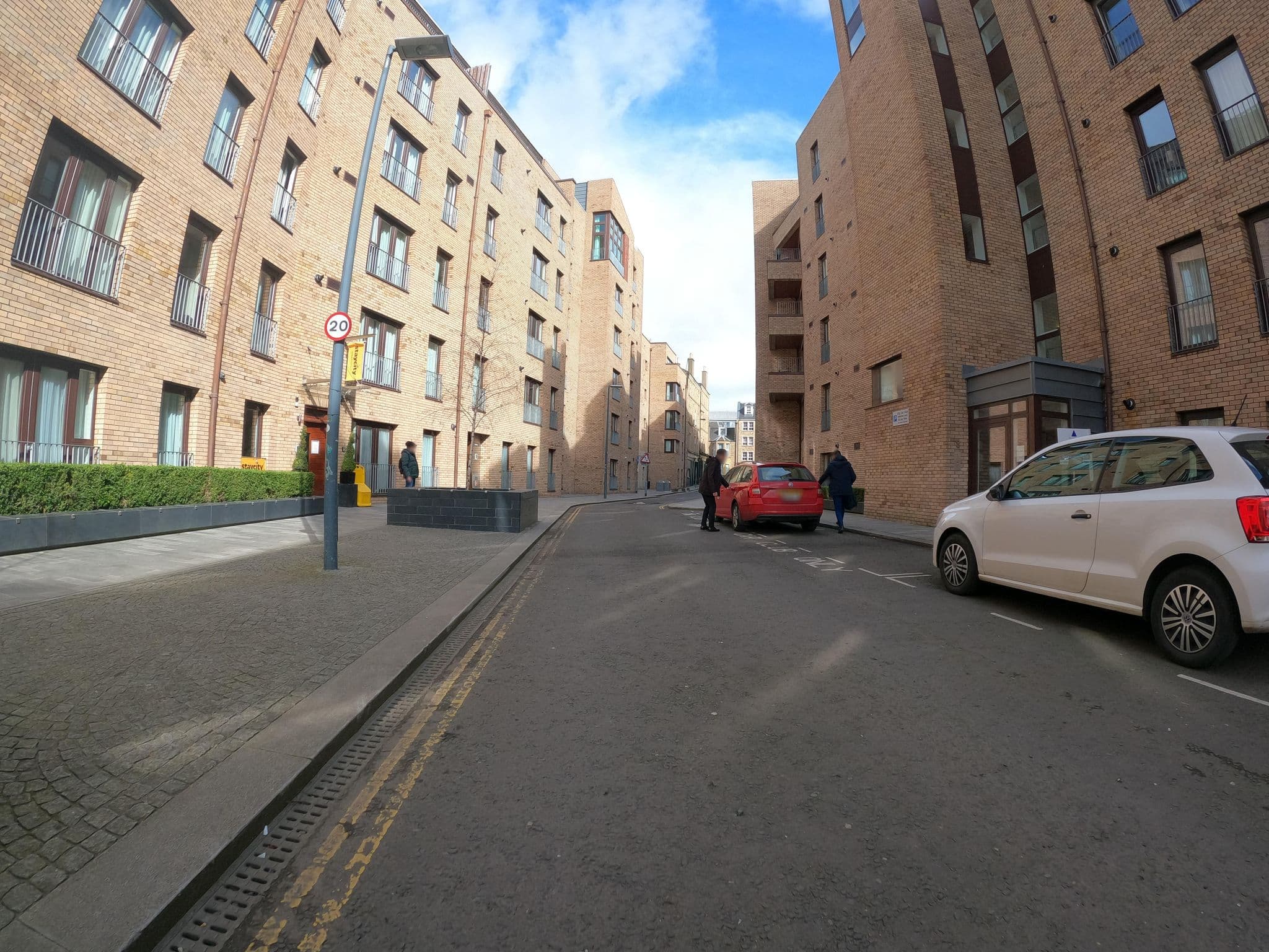 Street view near Staycity Aparthotels, Edinburgh, West End, Edinburgh — © hobgoblin (CC BY-SA · Mapillary)