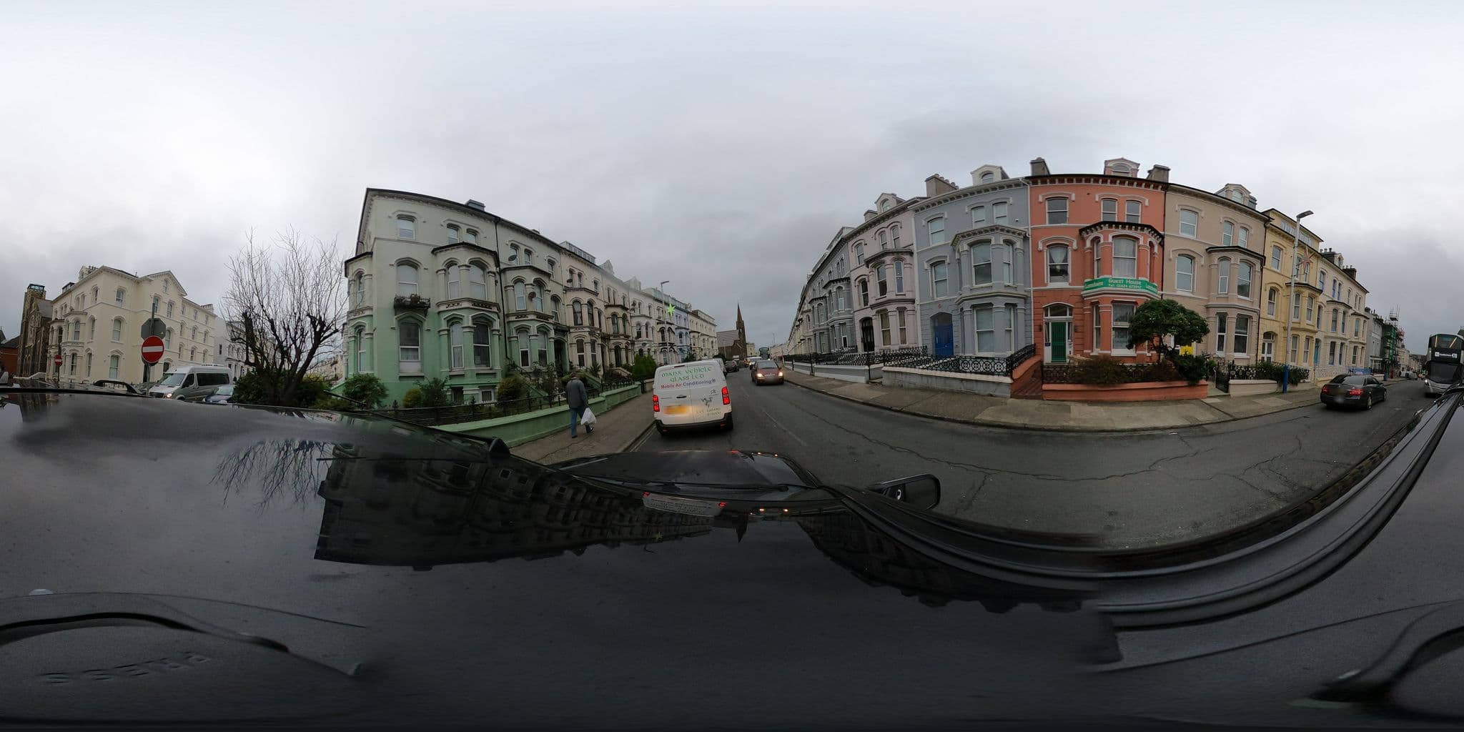 Street view near Lansdowne Guesthouse, Douglas — © tomarr (CC BY-SA · Mapillary)