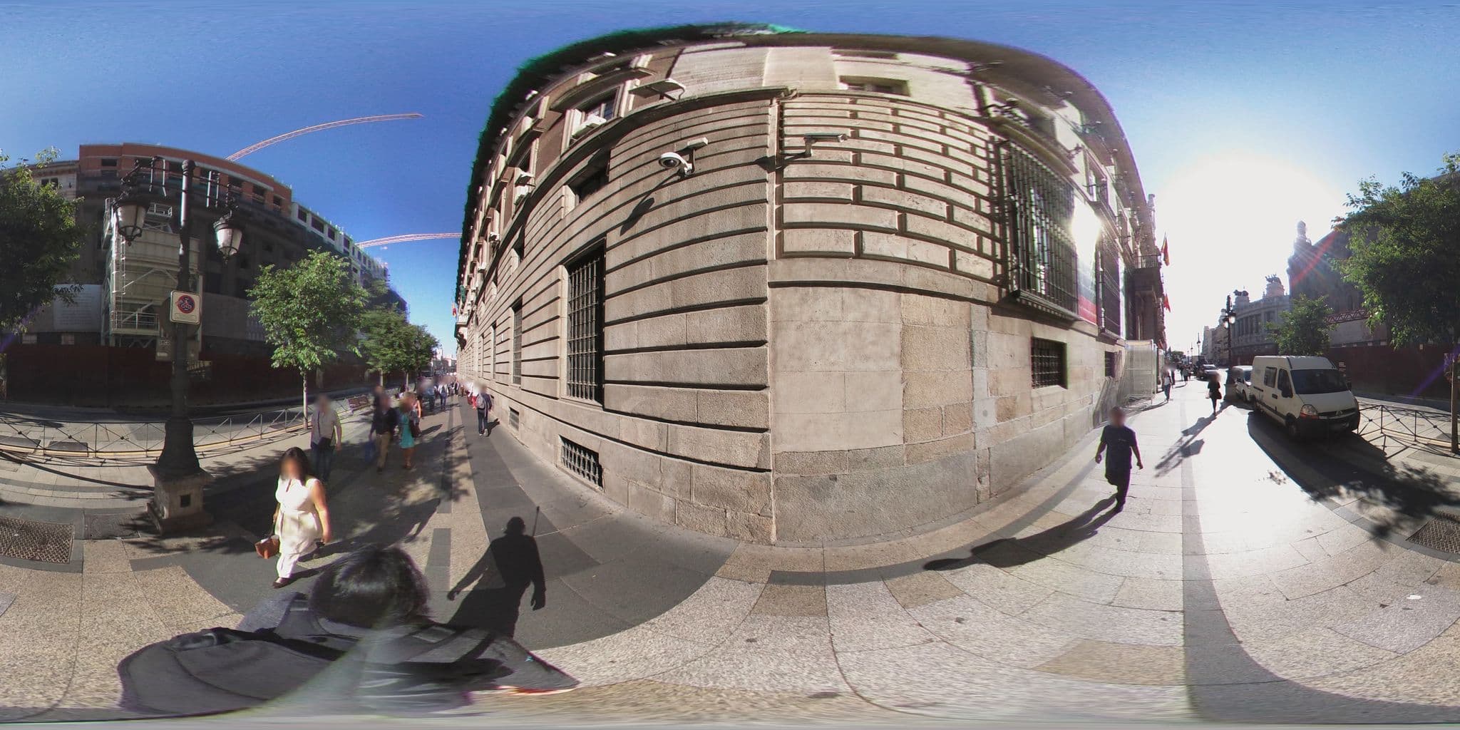 Street view near The Spa at Four Seasons Hotel Madrid, Madrid — © ccossio (CC BY-SA · Mapillary)