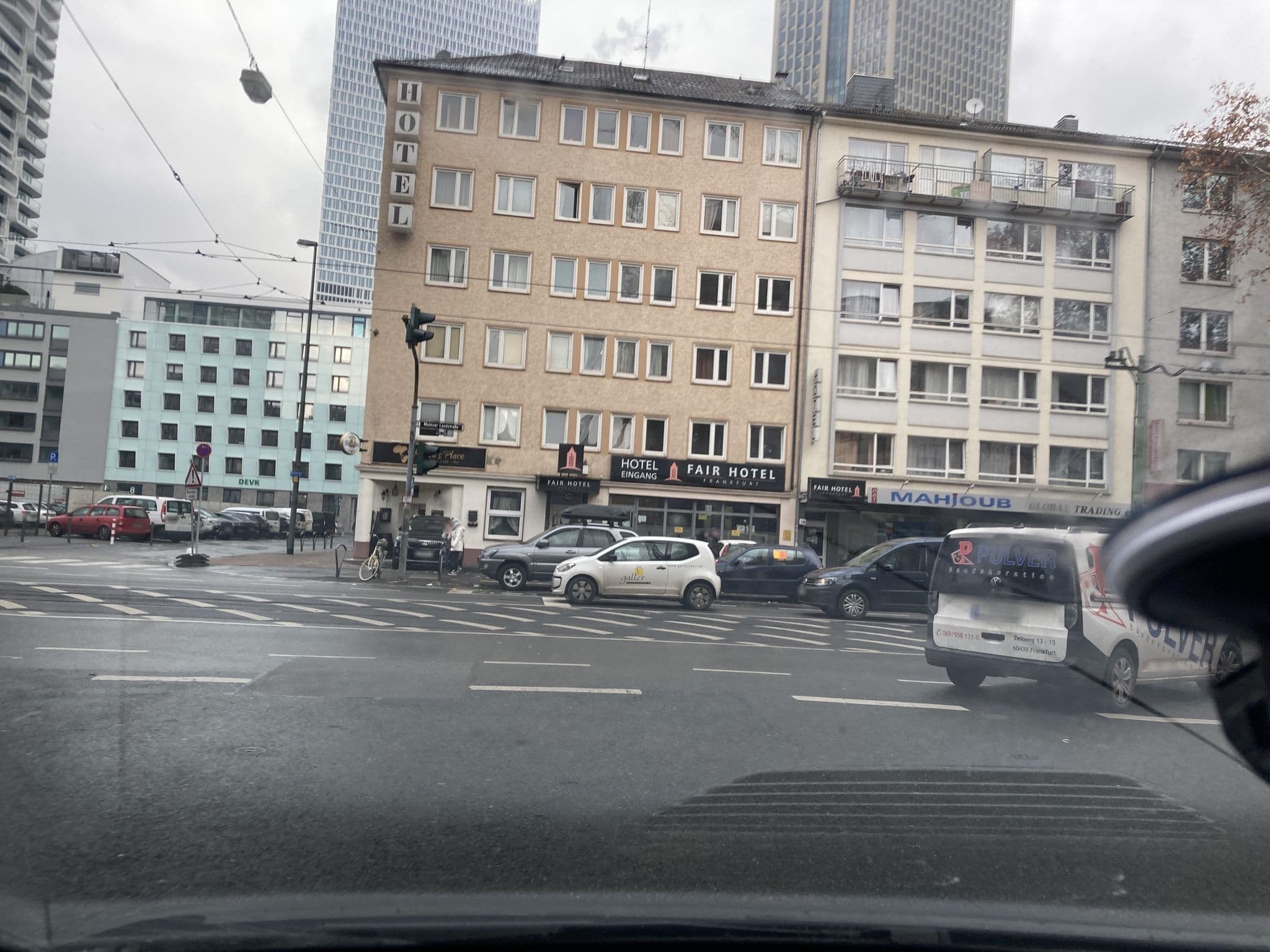 Street view near Fair Hotel Europaallee, Gallus — © robffm (CC BY-SA · Mapillary)