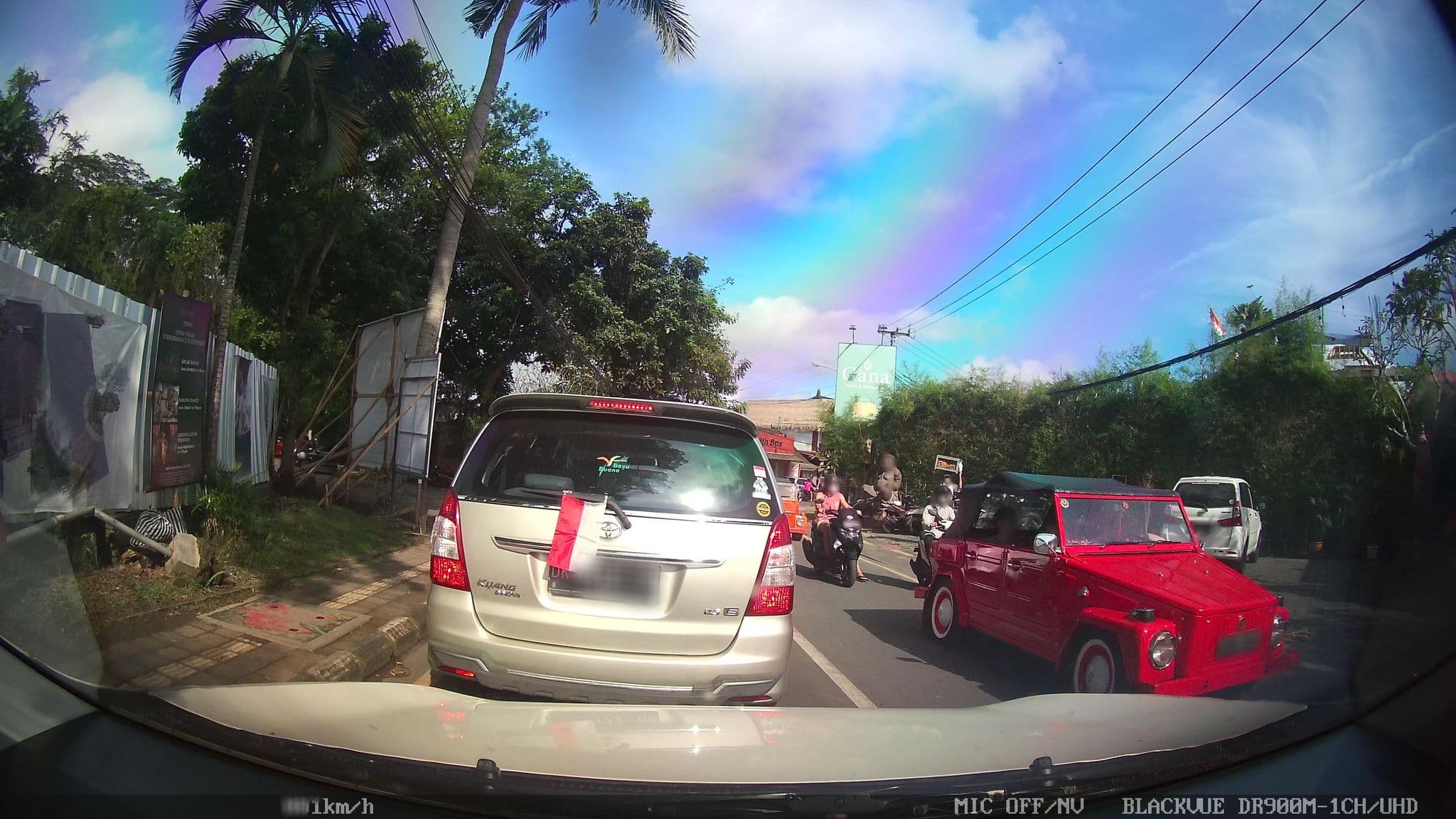 Street view near MaxOne, Ubud