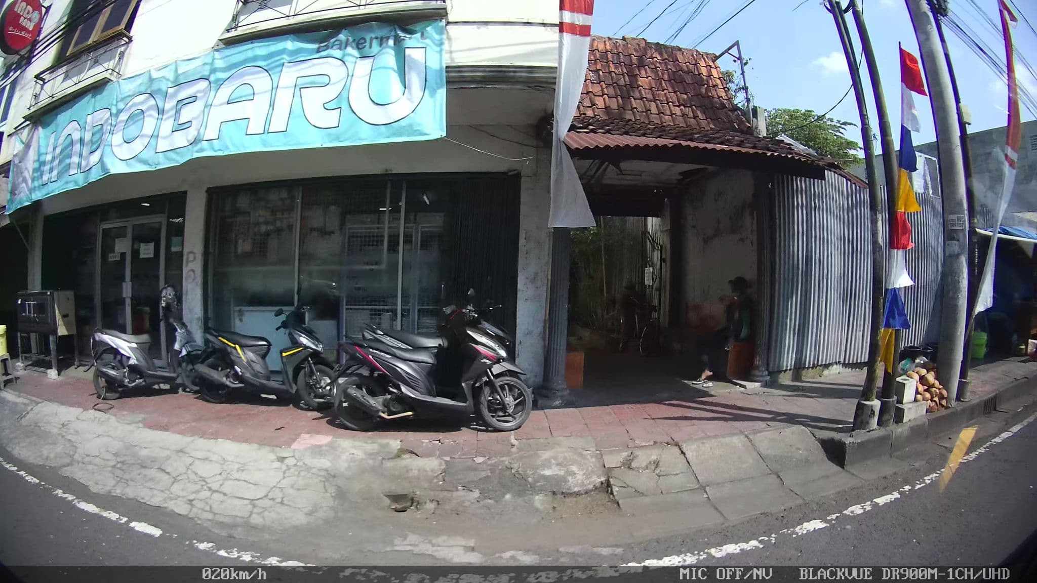 Street view near The Cabin, Yogyakarta