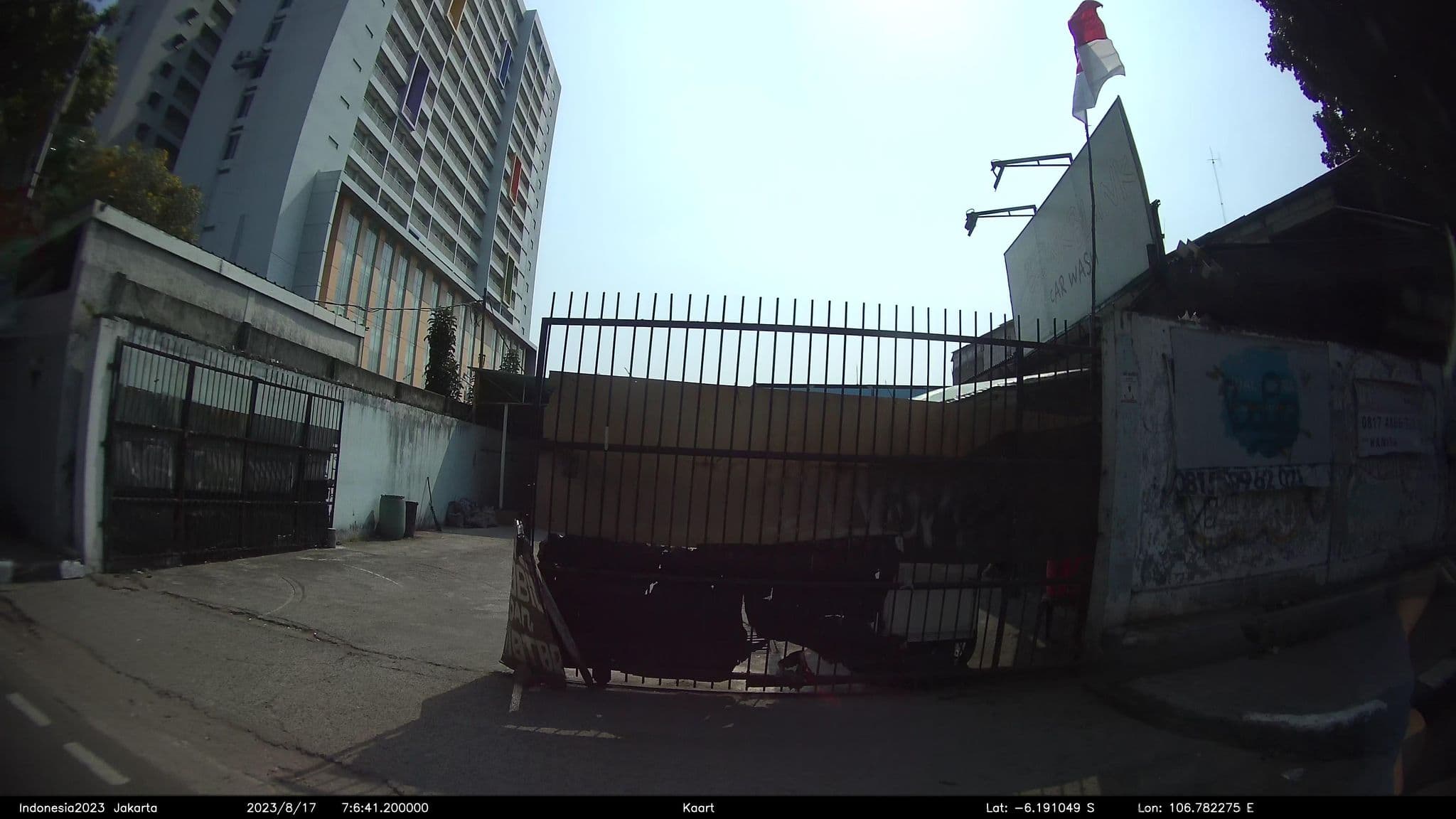 Street view near Binus Square Hall of Residence, Jakarta