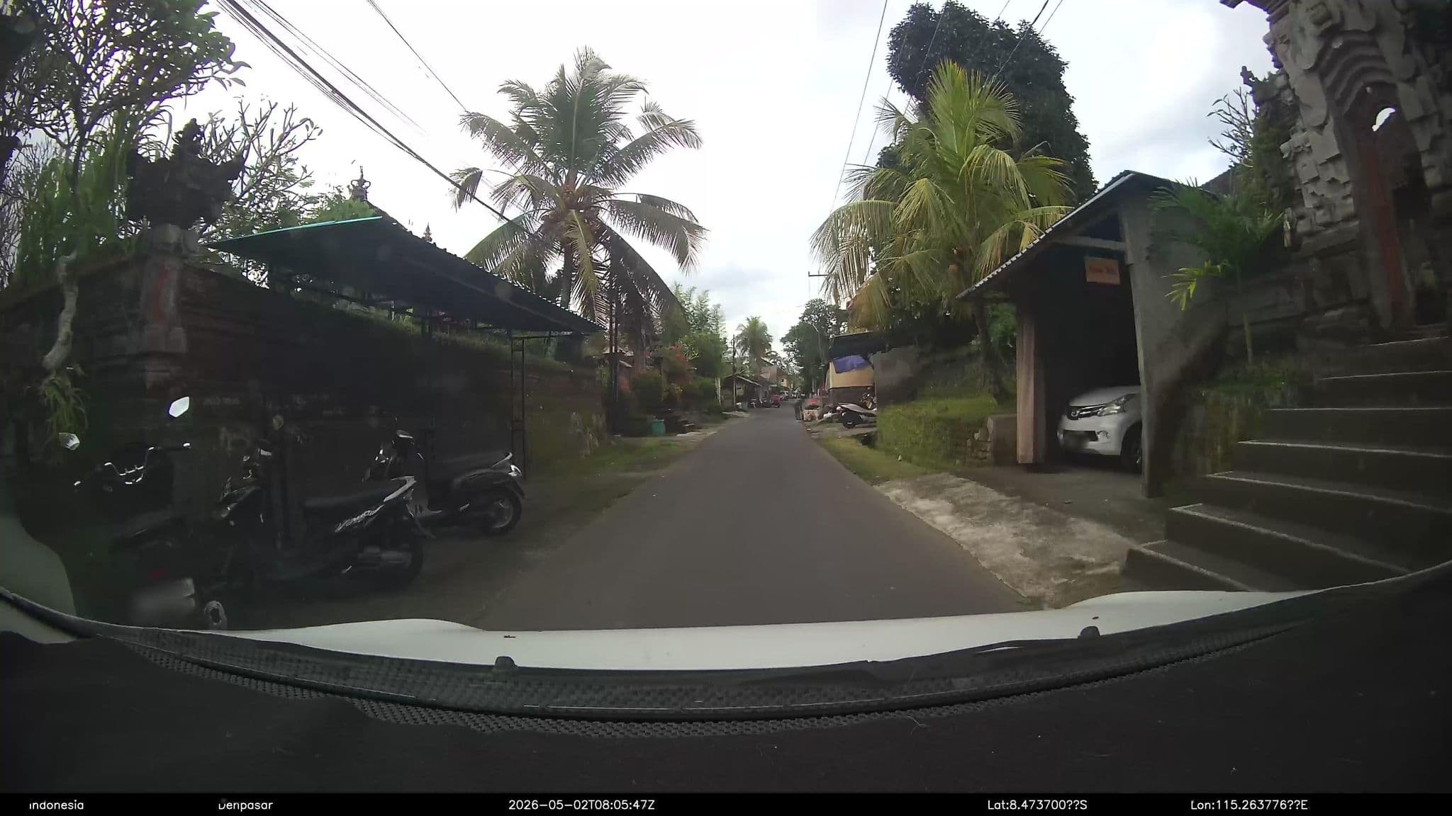 Street view near Widi’s house, Ubud