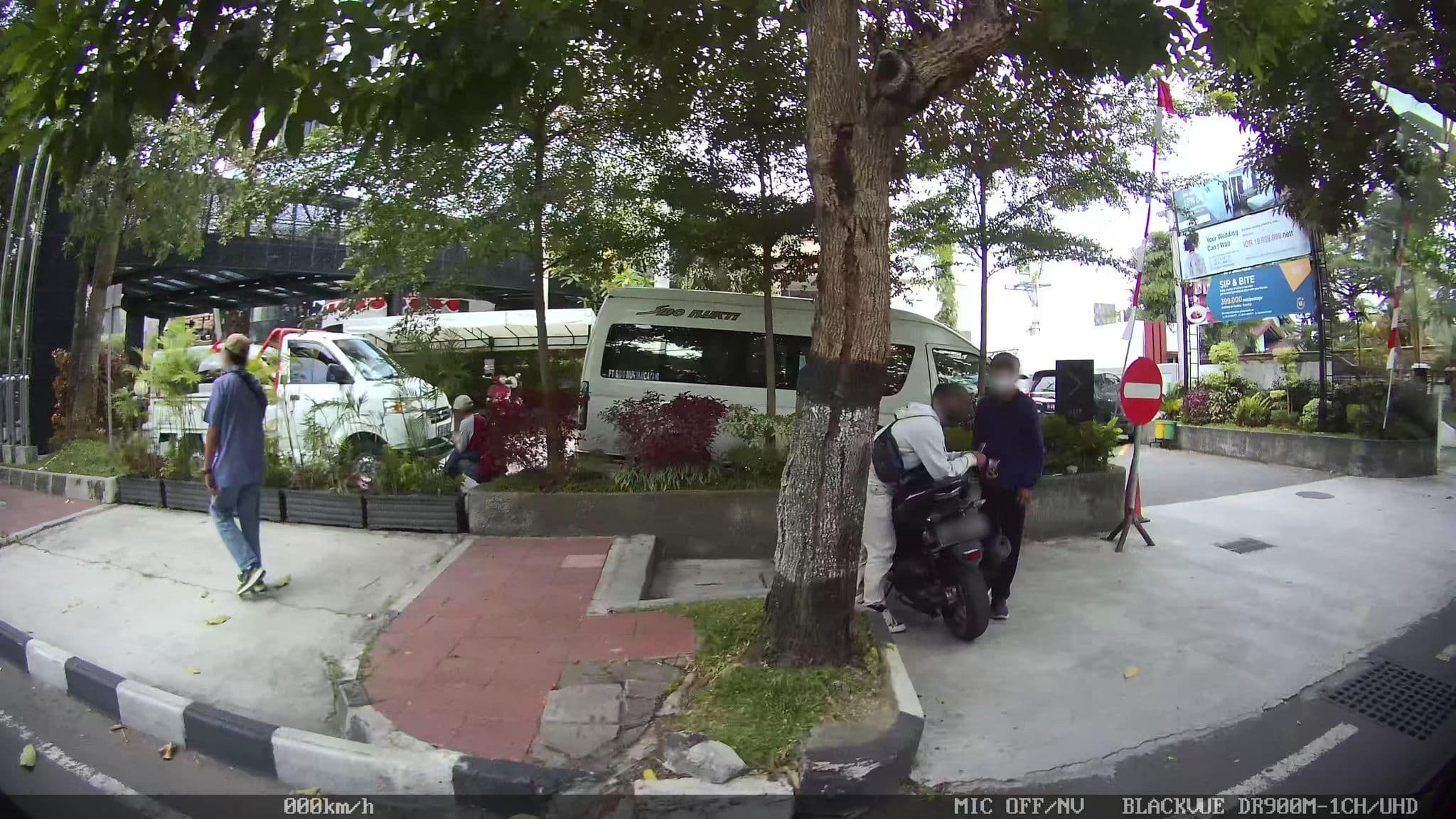 Street view near Gaia Cosmo Hotel, Yogyakarta