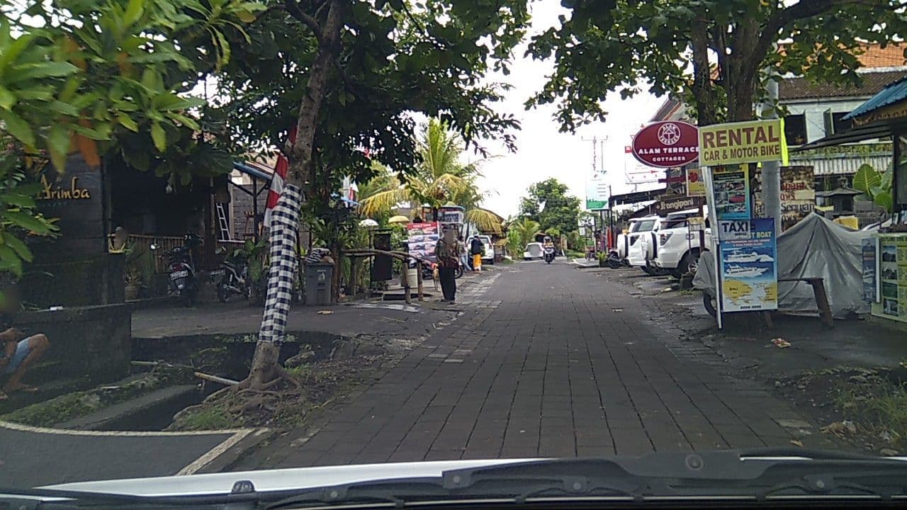 Street view near Alam Terrace, Ubud