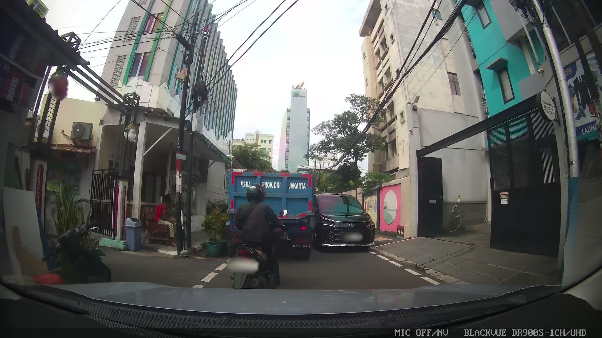 Street view near MaxOne, Jakarta