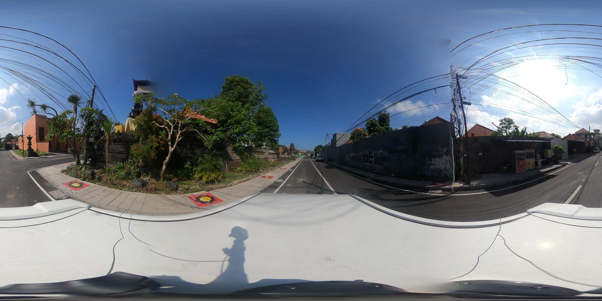 Street view near villa poppy, Legian