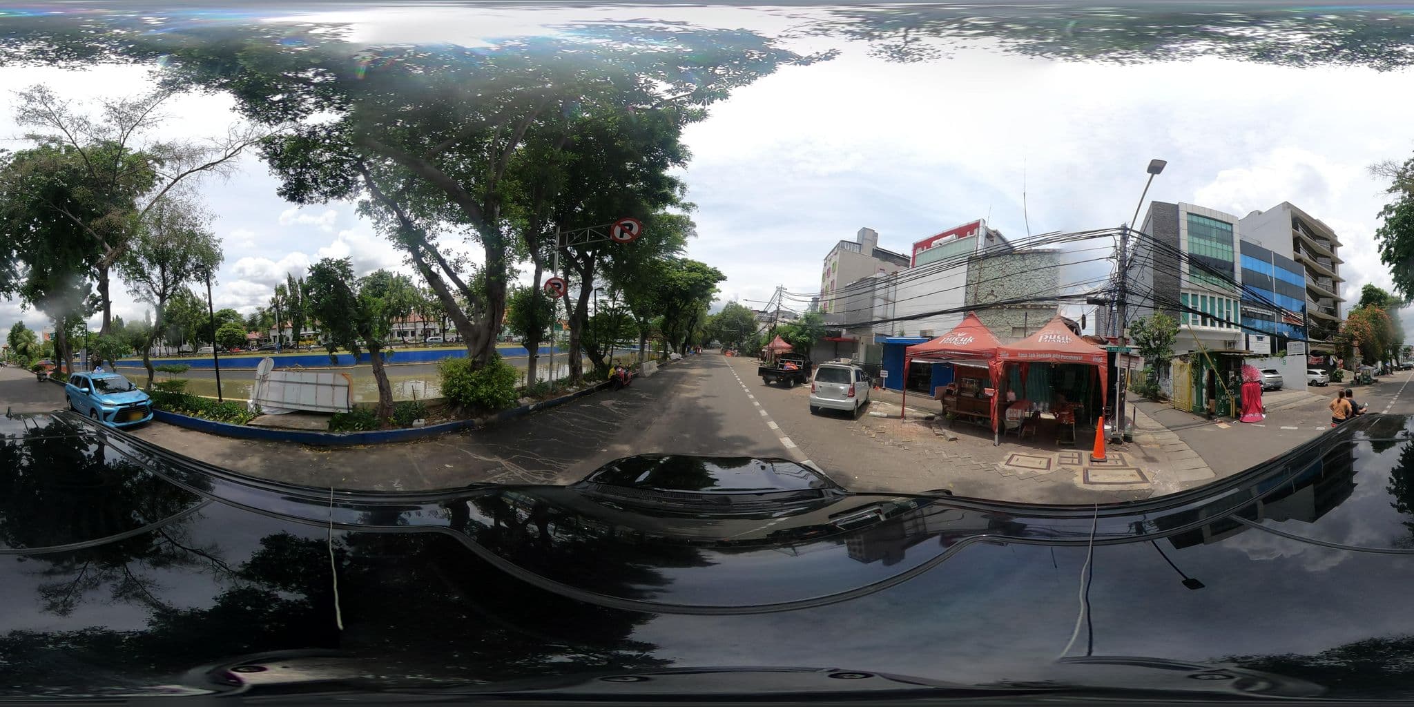 Street view near Hotel Antara, Jakarta