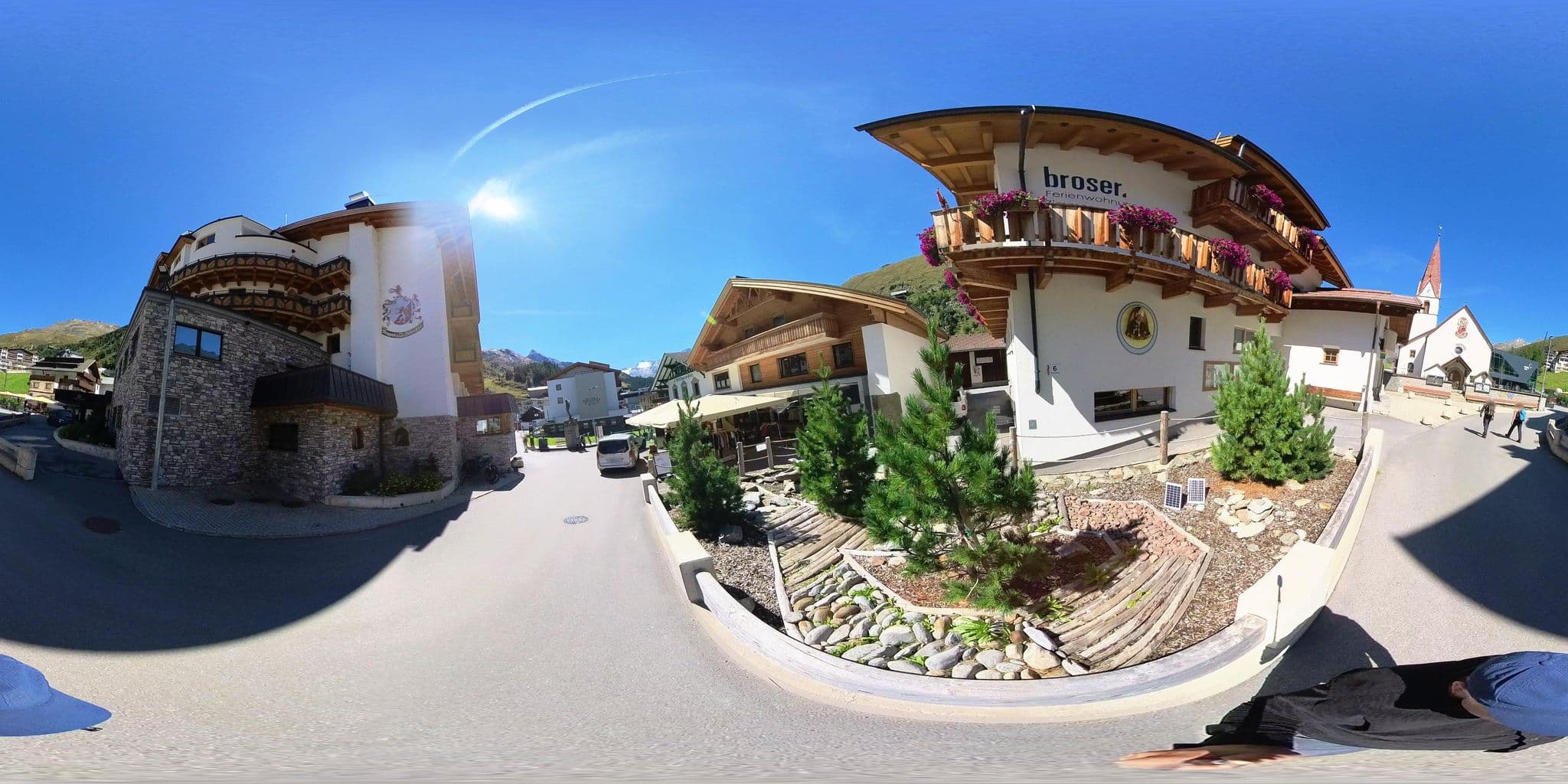 Street view near Broser, Sölden