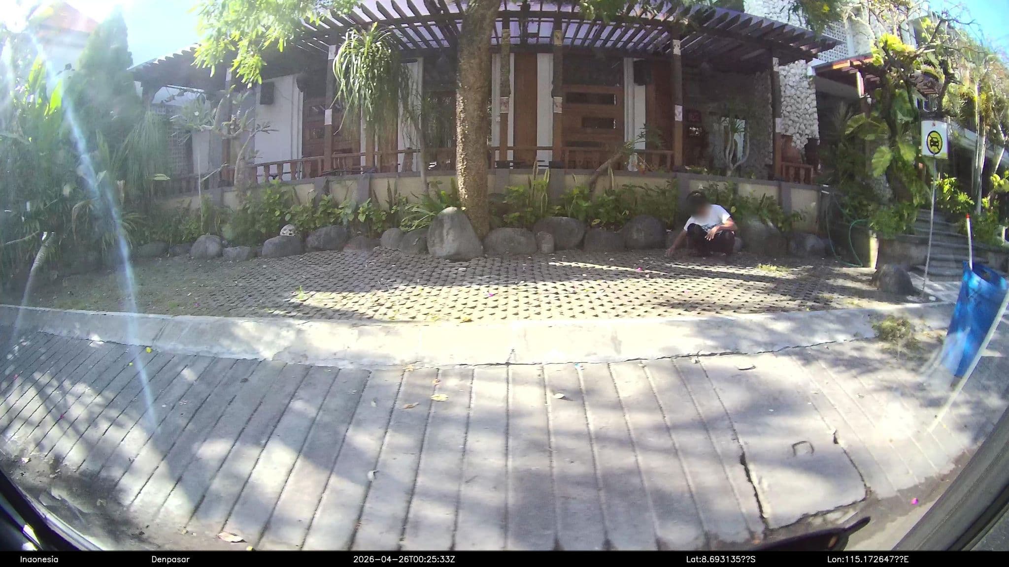Street view near Dikubu Belong Villa, Legian