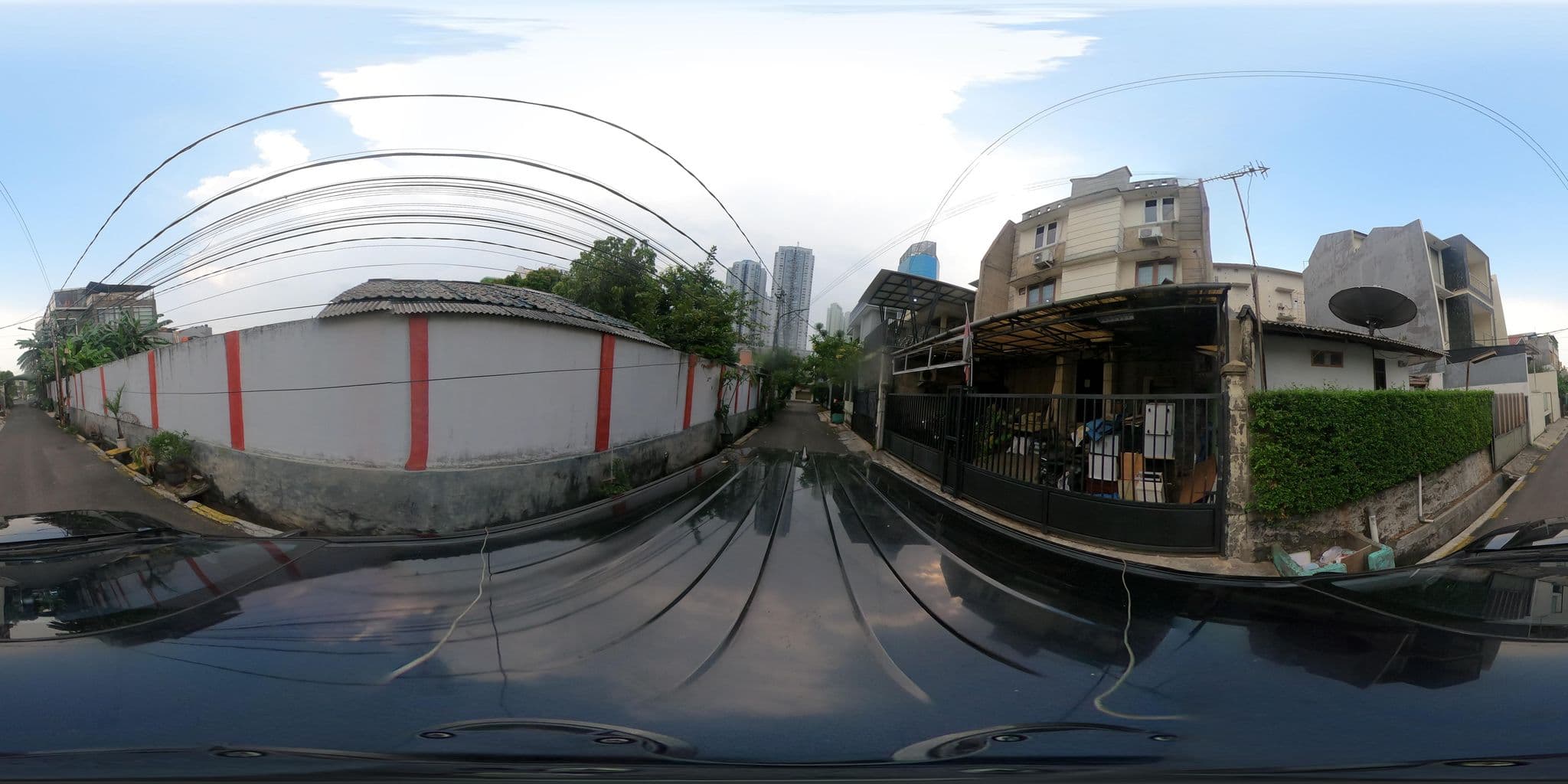 Street view near Wisma Car Life, Jakarta