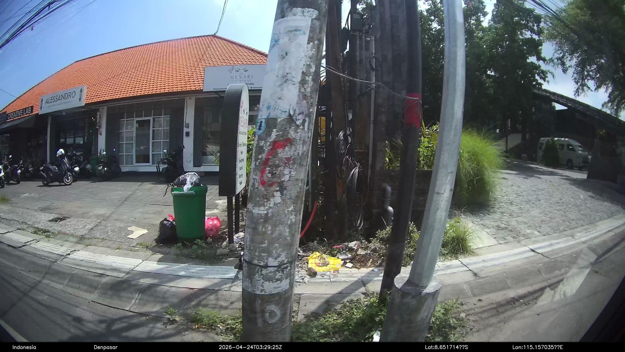 Street view near The Santai, Dalung