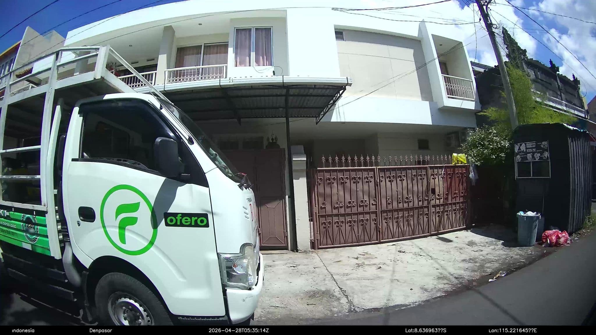 Street view near Rumah Pancing Guest House, Denpasar