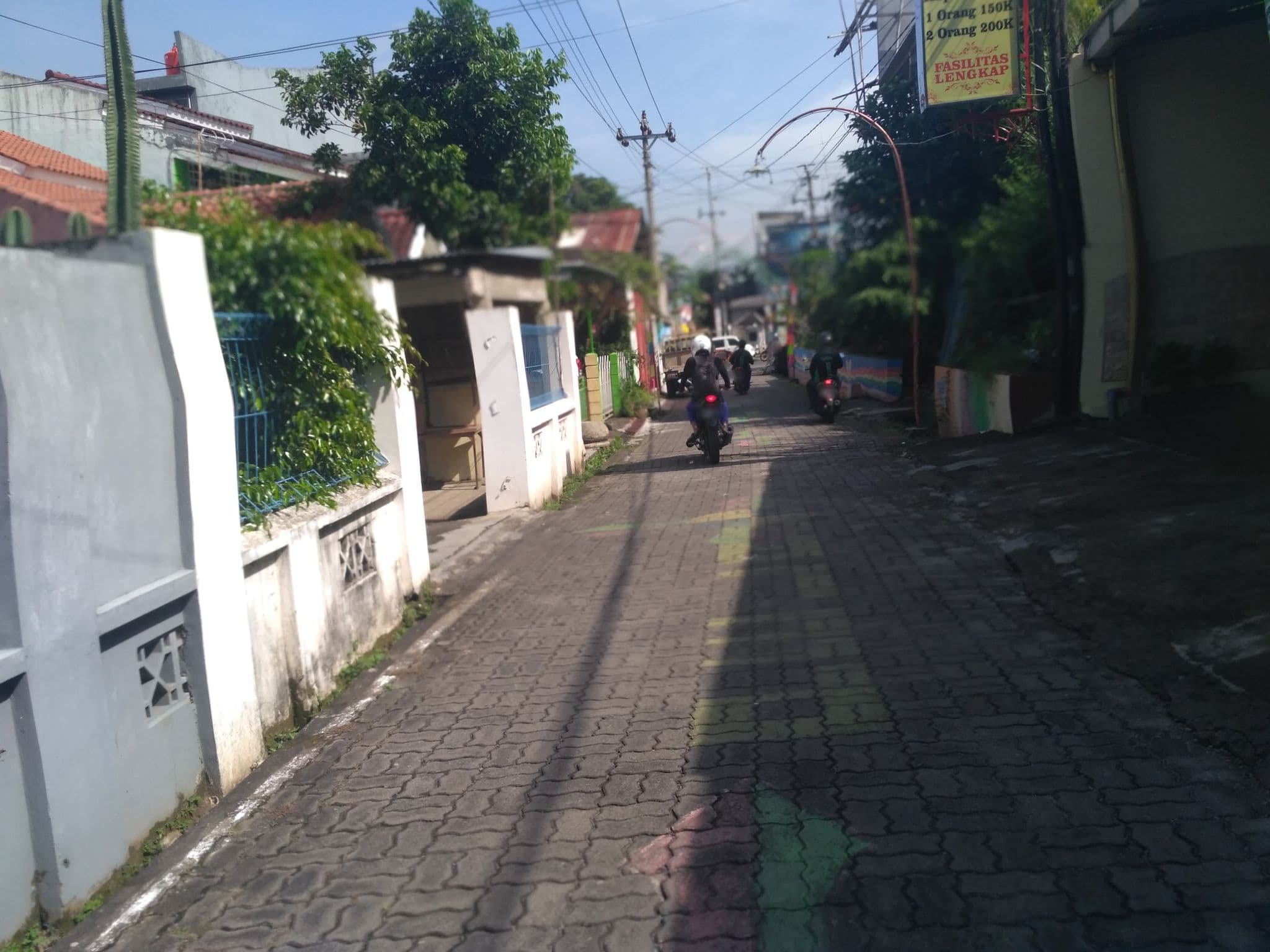 Street view near Griya Tentrem Asri, Semarang