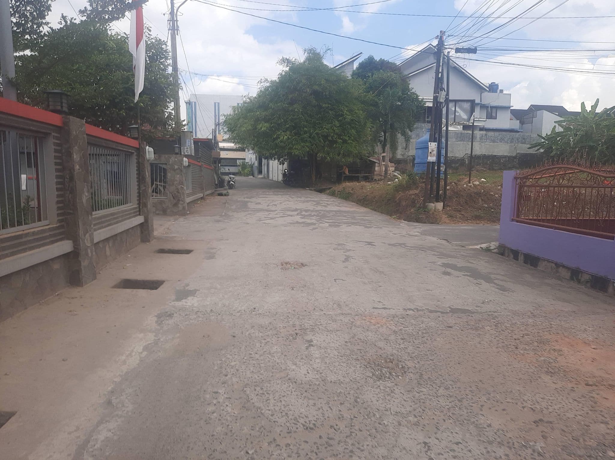 Street view near Oyo 185 Roriz House Suka Bangun, Palembang — © Kaart_Local (CC BY-SA · Mapillary)