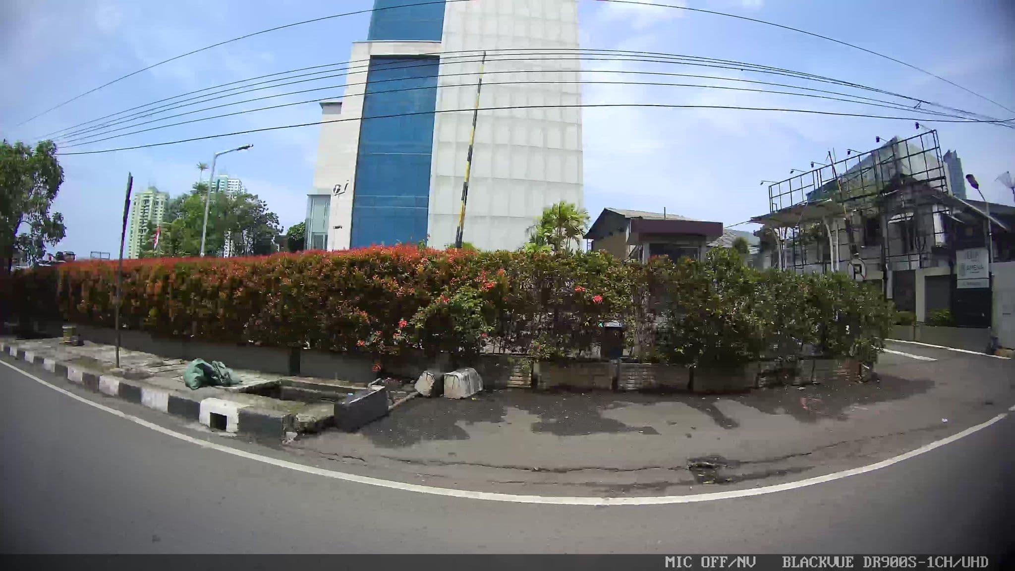 Street view near Grand Orchardz Hotel, Jakarta