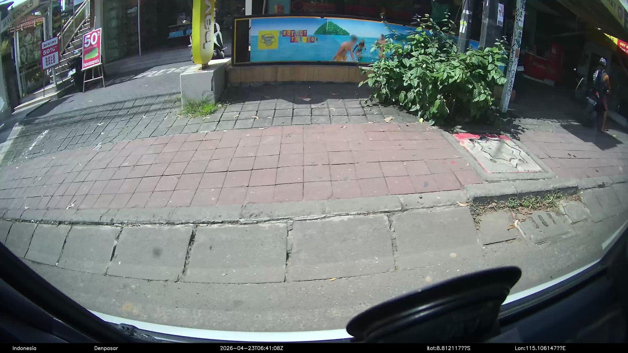 Street view near Kenanga Inn, Jimbaran