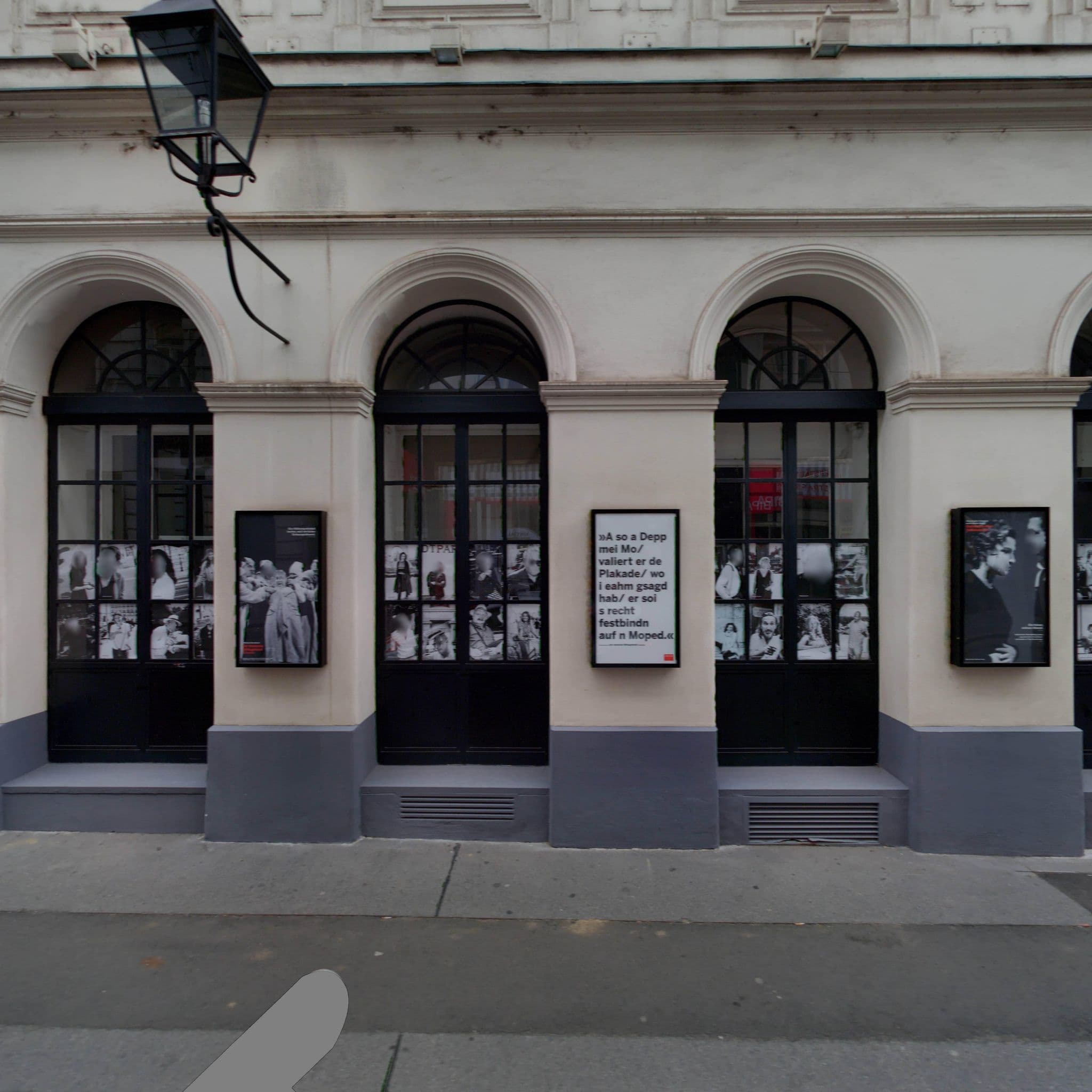 Street view near Cordial Theaterhotel, Josefstadt — © eliasgander (CC BY-SA · Mapillary)