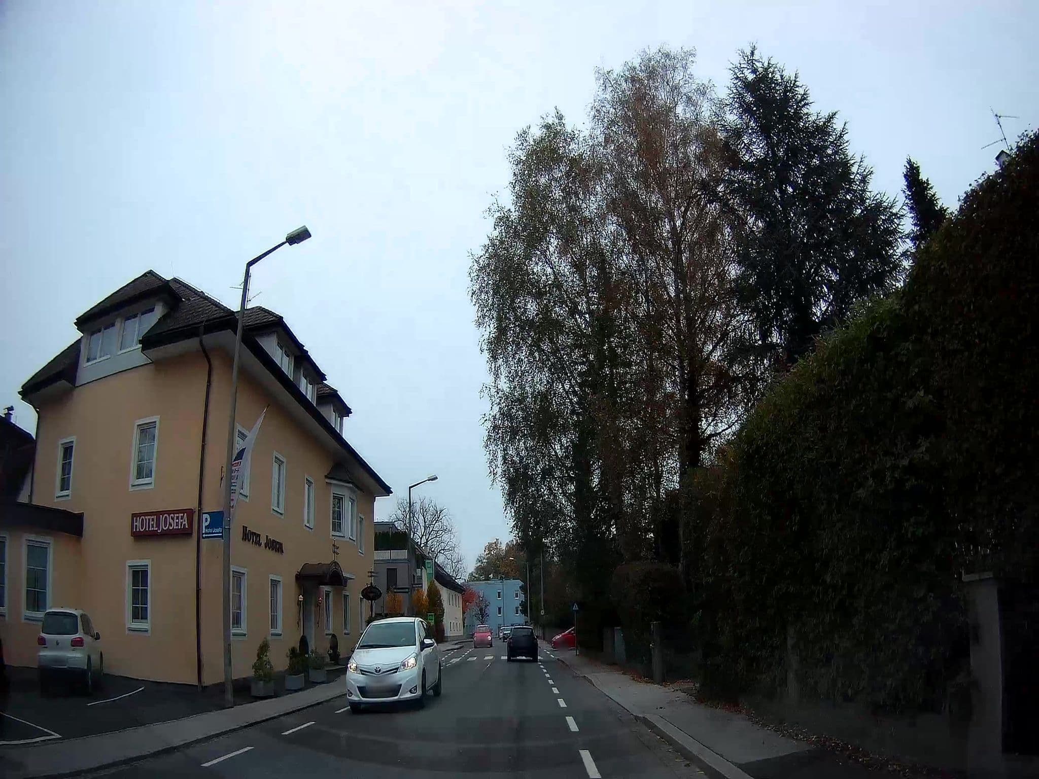 Street view near Hotel Josefa, Salzburg — © fuchserl (CC BY-SA · Mapillary)