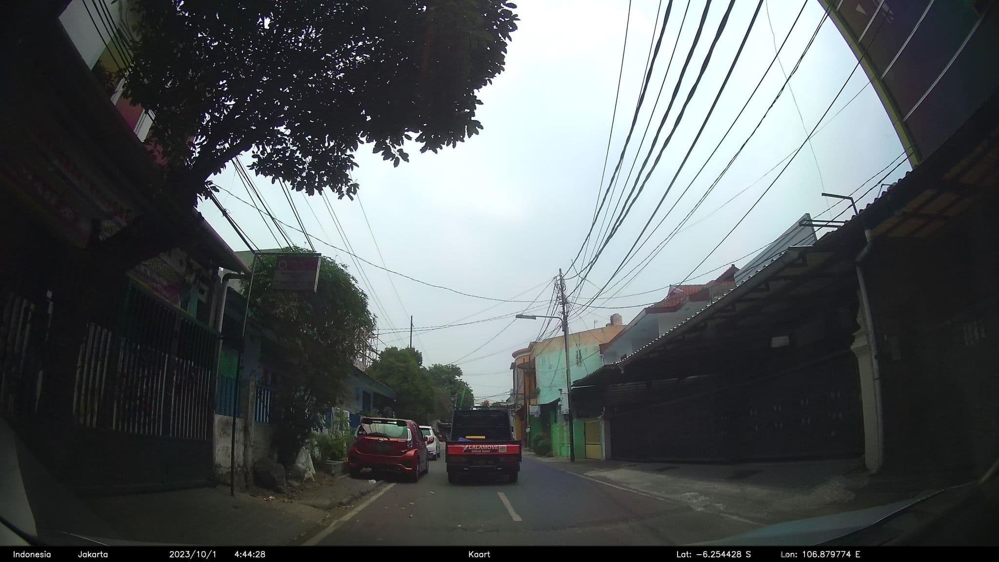 Street view near KOST damdu, Jakarta