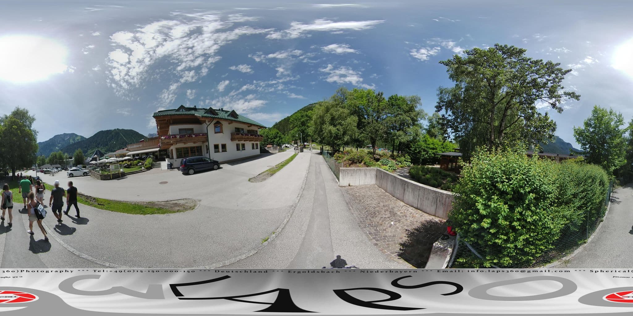 Street view near Hotel Christina, Maurach