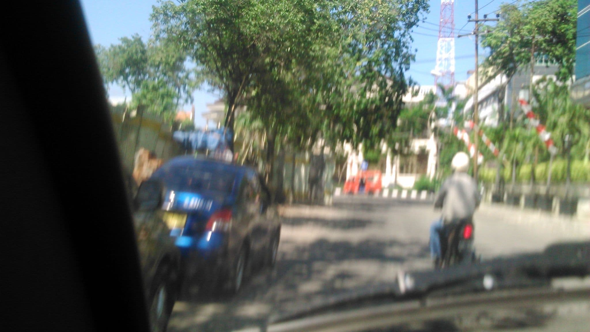 Street view near Royal Regal Hotel, Surabaya
