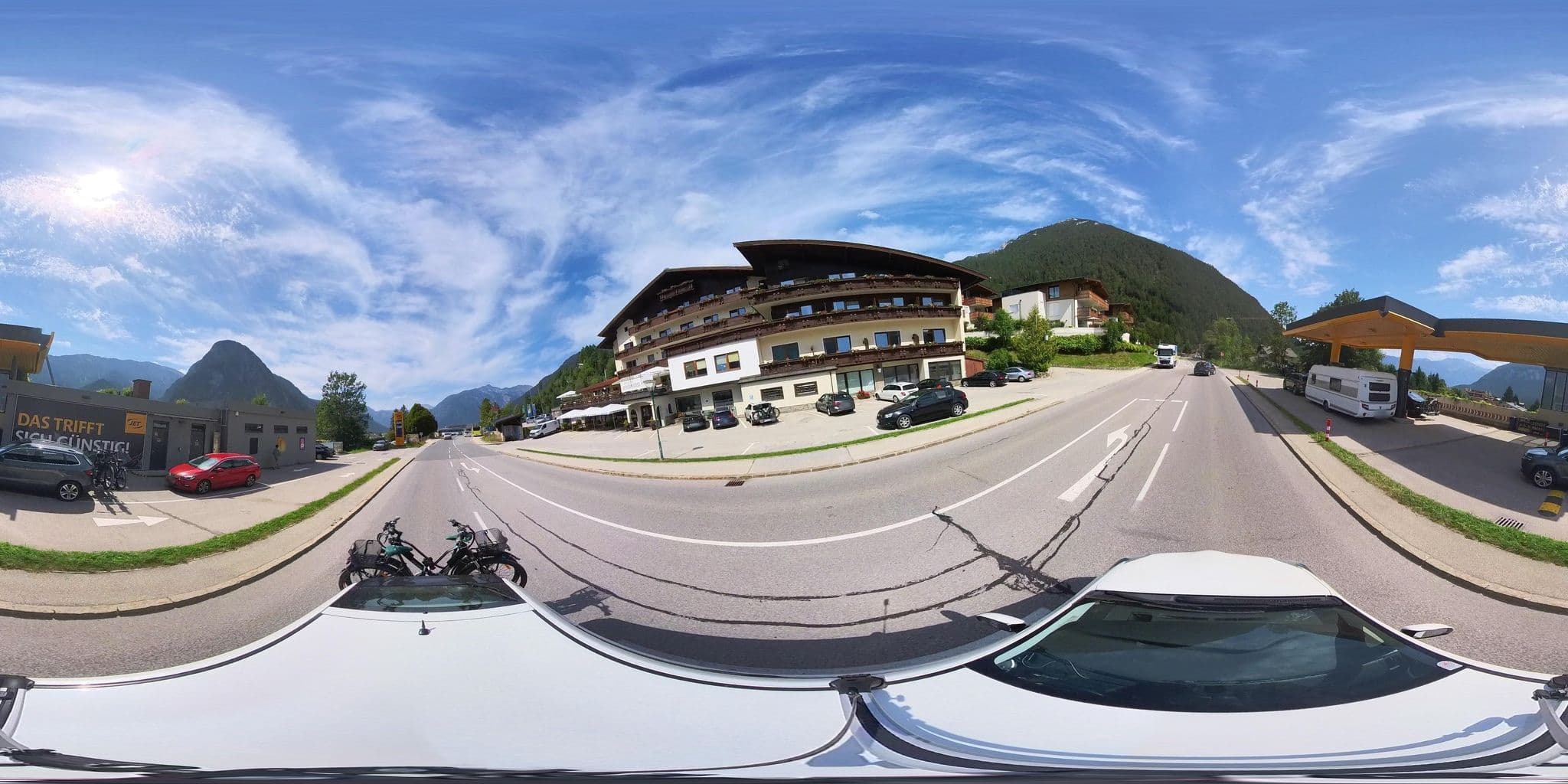 Street view near Alpenhotel Edelweiss, Maurach